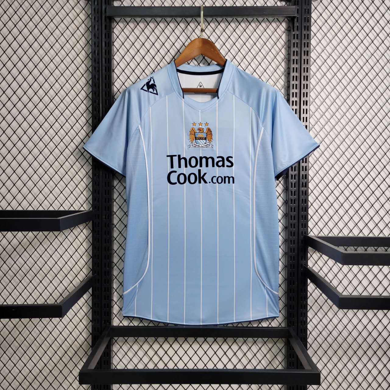 Retro Manchester City 2007-08 Home Stadium Jersey - ReplicasJersey