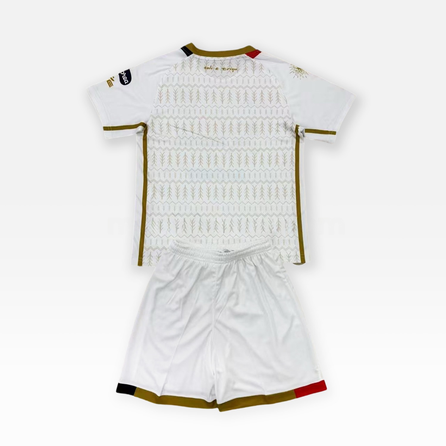Cagliari Calcio 24-25 Away Men's Adult Jersey Set - Fans Version - ReplicasJersey