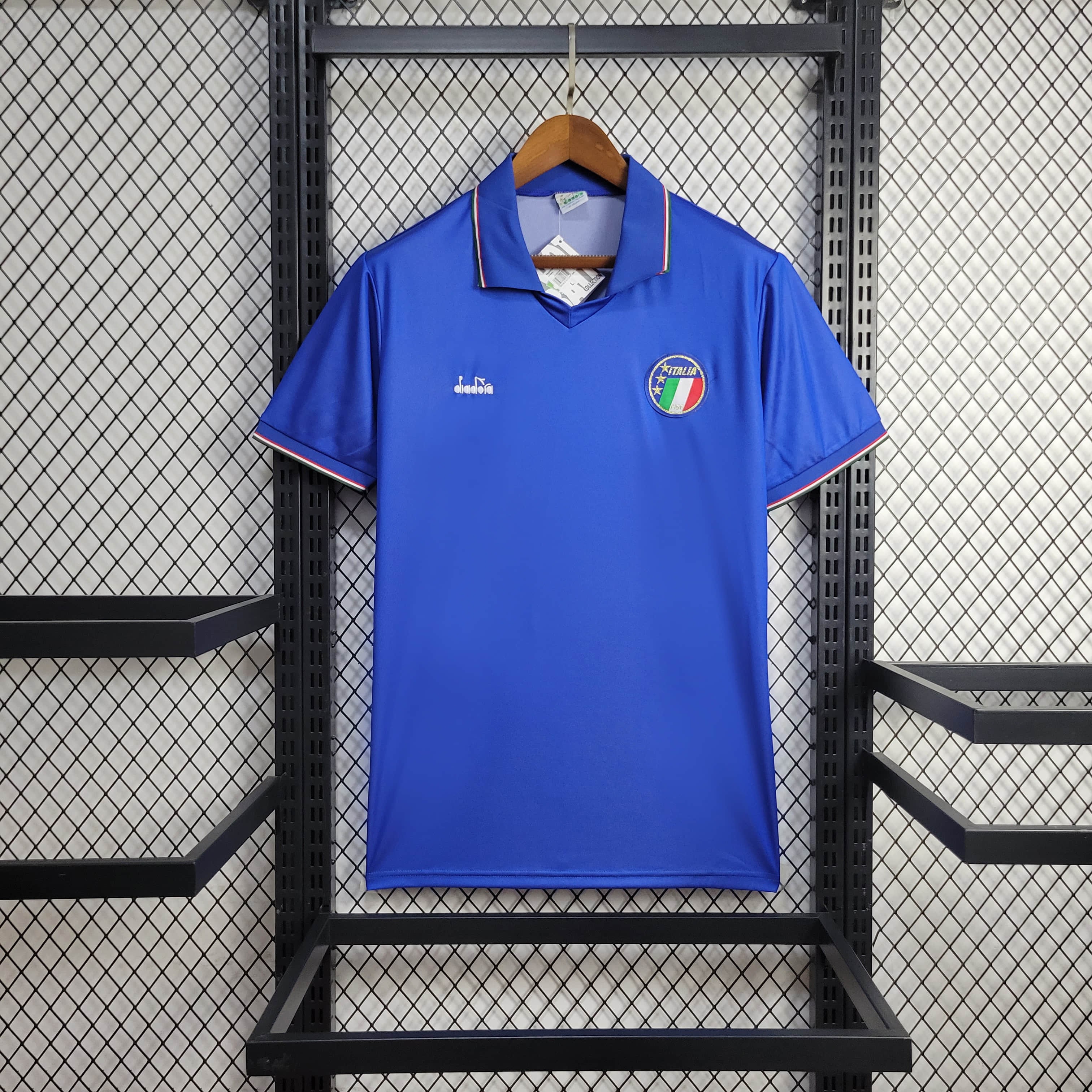 Retro Italy 1990 Home Stadium Jersey - ReplicasJersey