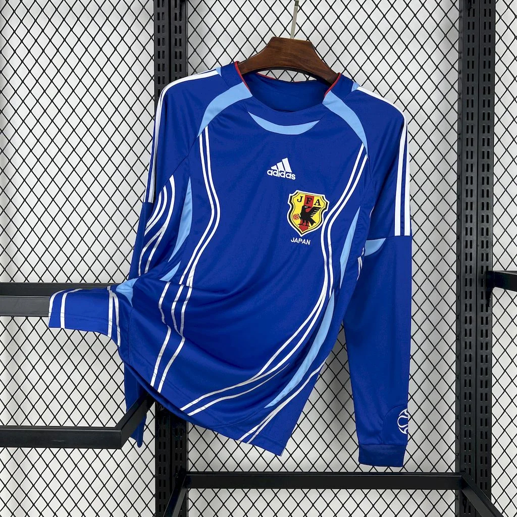 Retro Japan 2006 Home Long Sleeves Jersey - ReplicasJersey