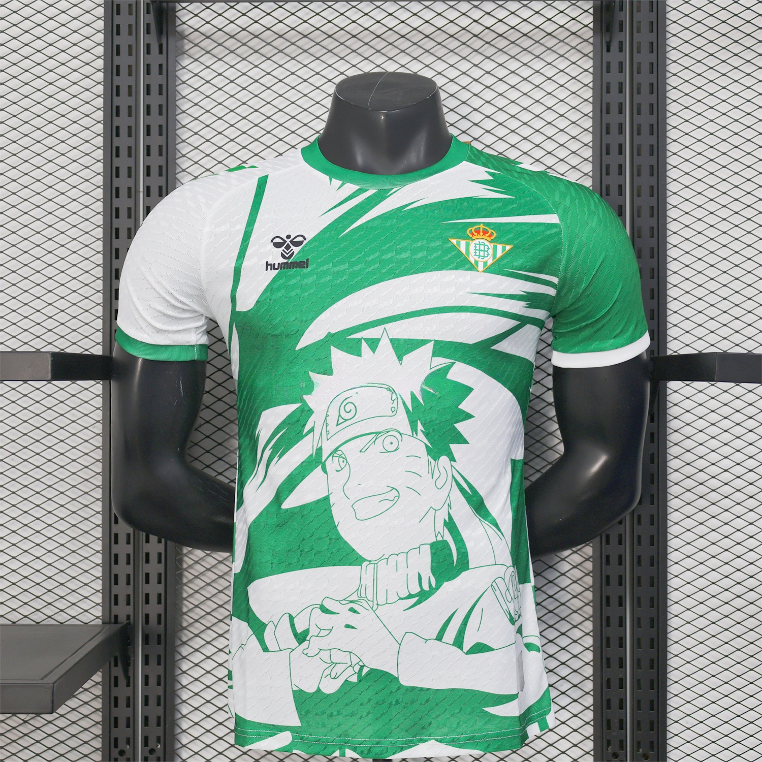 Real Betis 25-26 NARUTO Special Edition Jersey - Player Version - ReplicasJersey