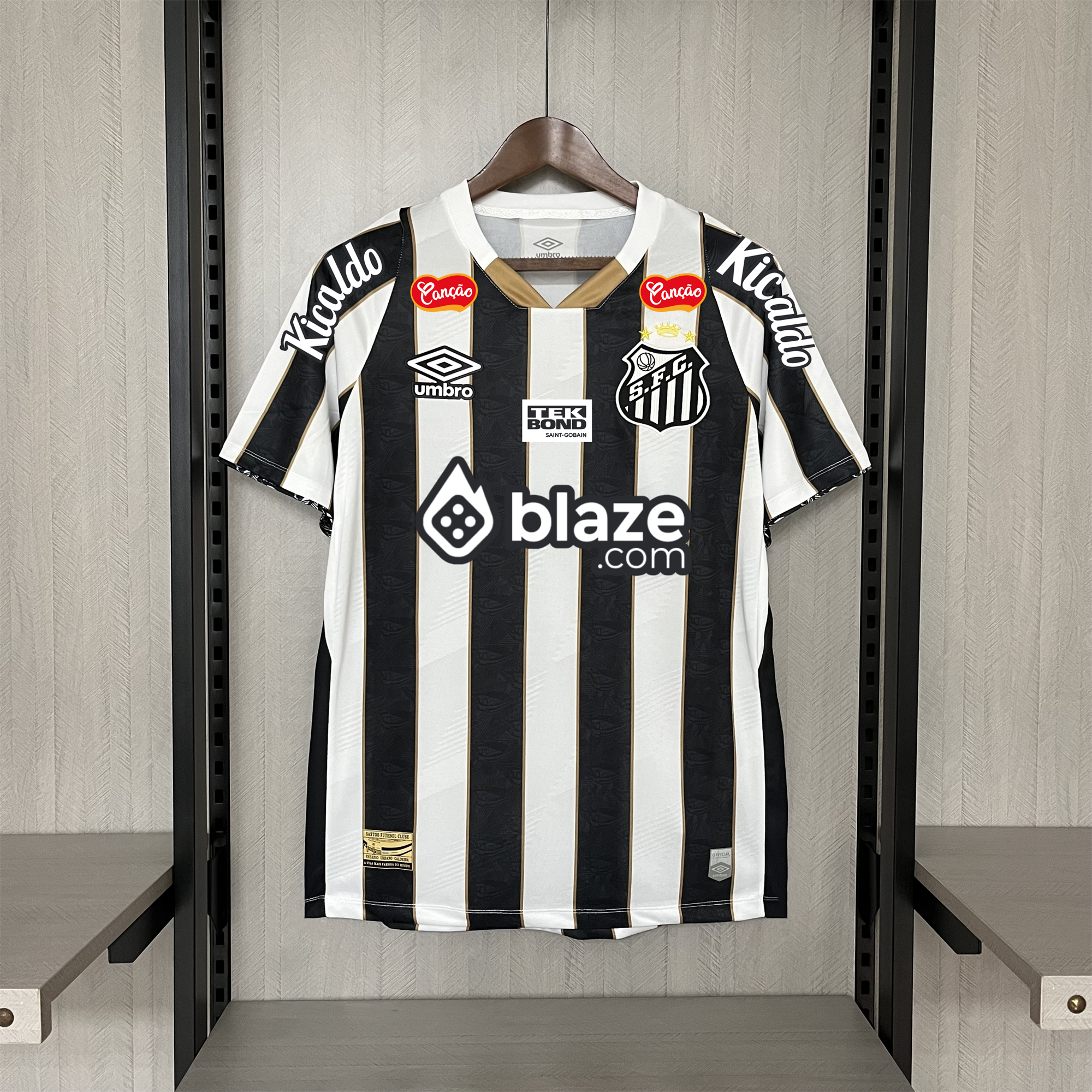 Santos 24-25 Away Jersey with Sponsors - Fans Version - ReplicasJersey
