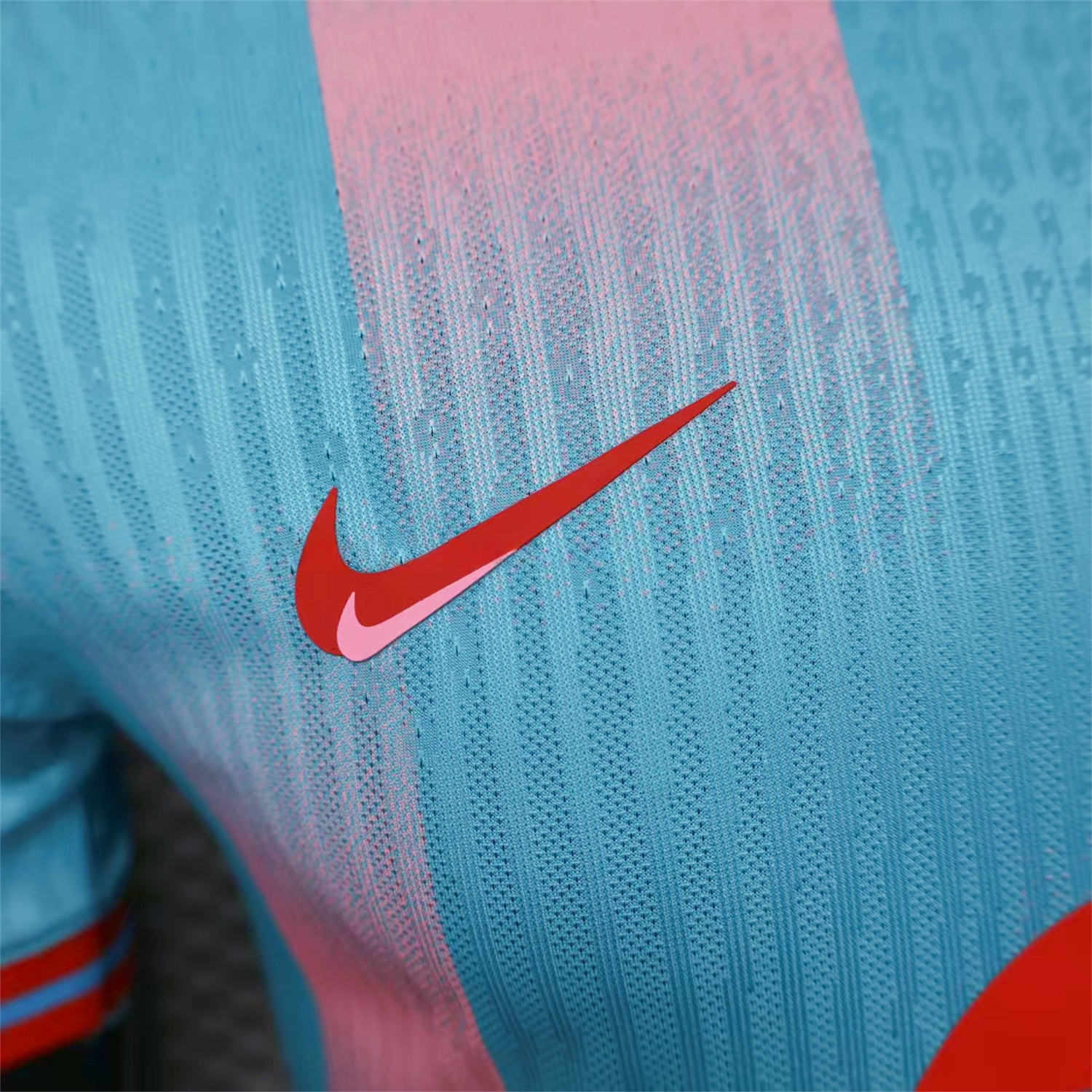 B.A.R.S.A 25-26 Orange Logo Pink & Light Blue Special Jersey - Player Version - ReplicasJersey