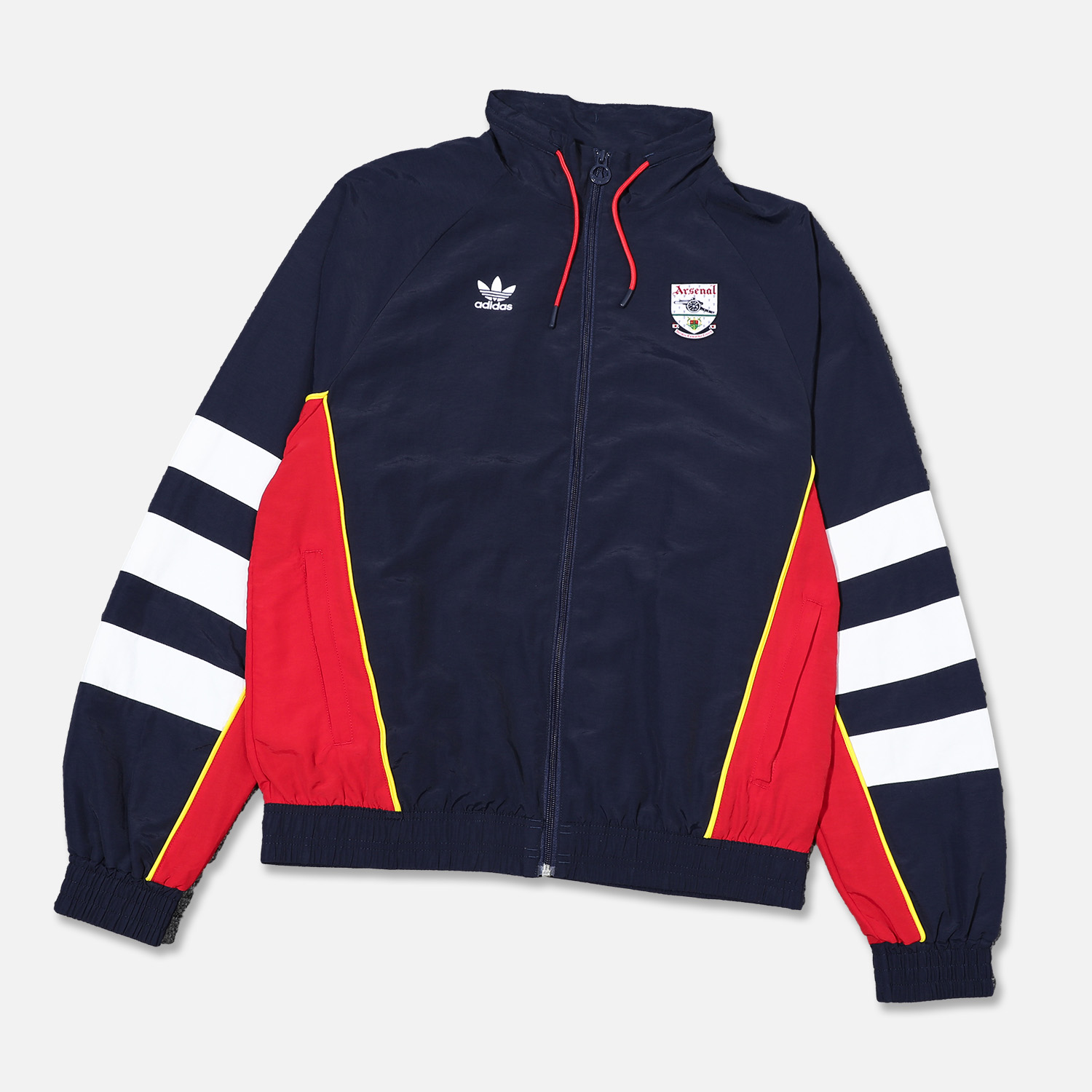 Arsenal 24-25 Blue Throwback Windbreaker Suit - Jackets & Pants - ReplicasJersey