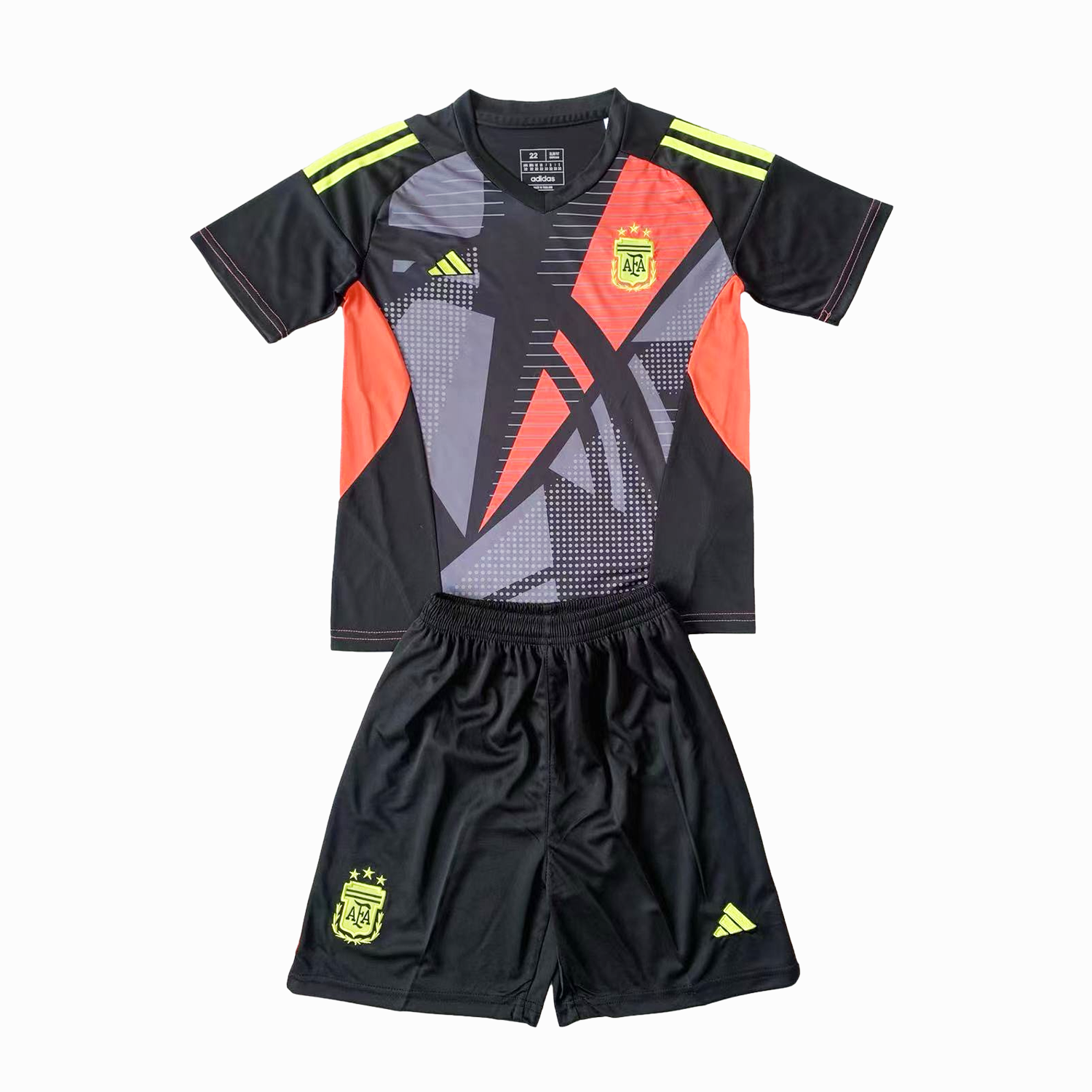 Argentina 2024 Goalkeeper Kids Kit - Black - ReplicasJersey