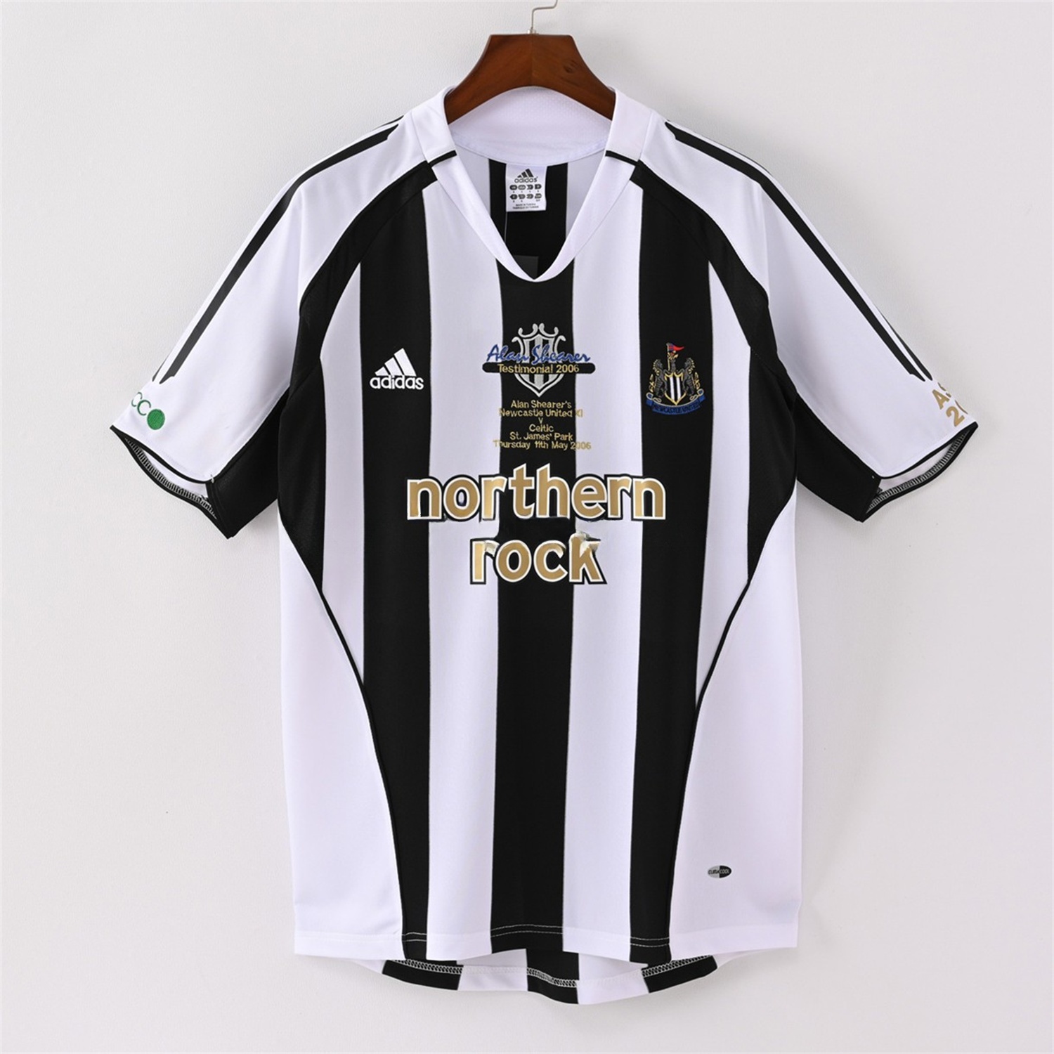 Retro Newcastle United 2006 Alan Shearer Testimonial Home Jersey - ReplicasJersey