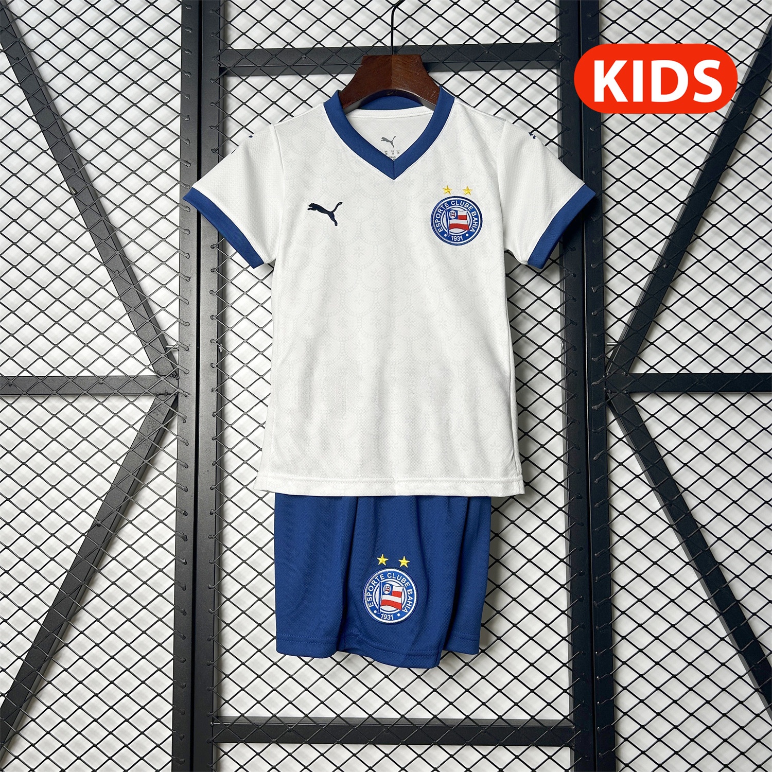 Bahia 25-26 Home Unsponsored Kids Kit - ReplicasJersey