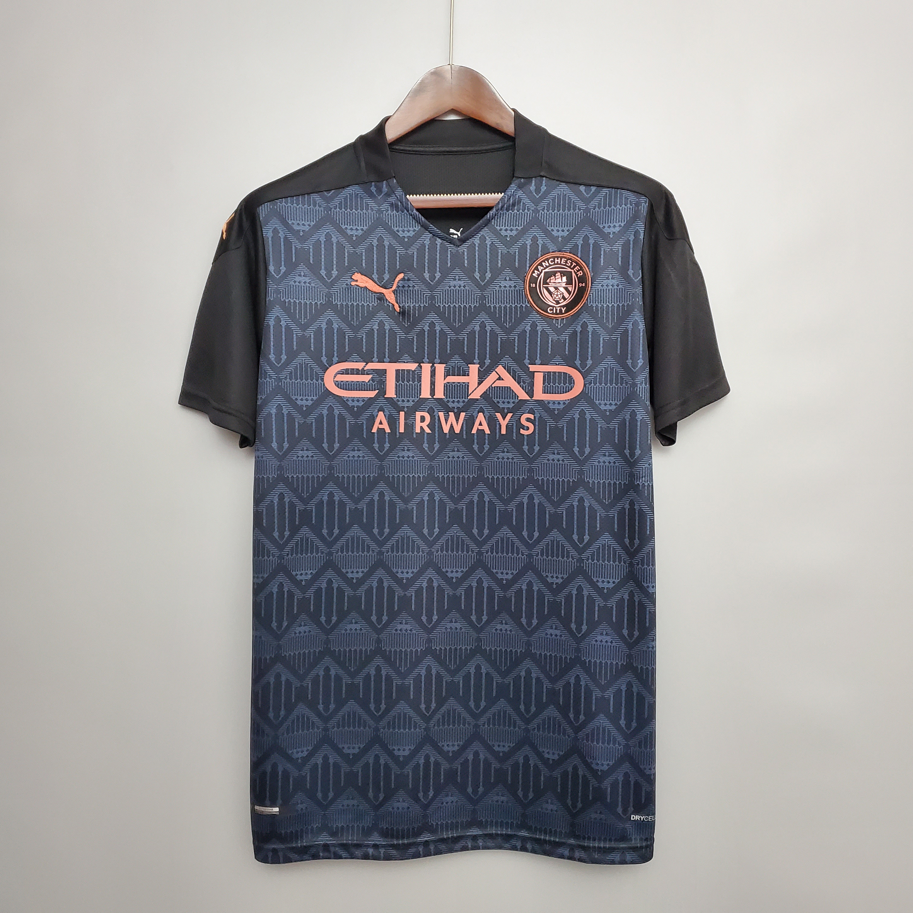 Manchester City 20-21 Away Stadium Jersey - Fans Version - ReplicasJersey