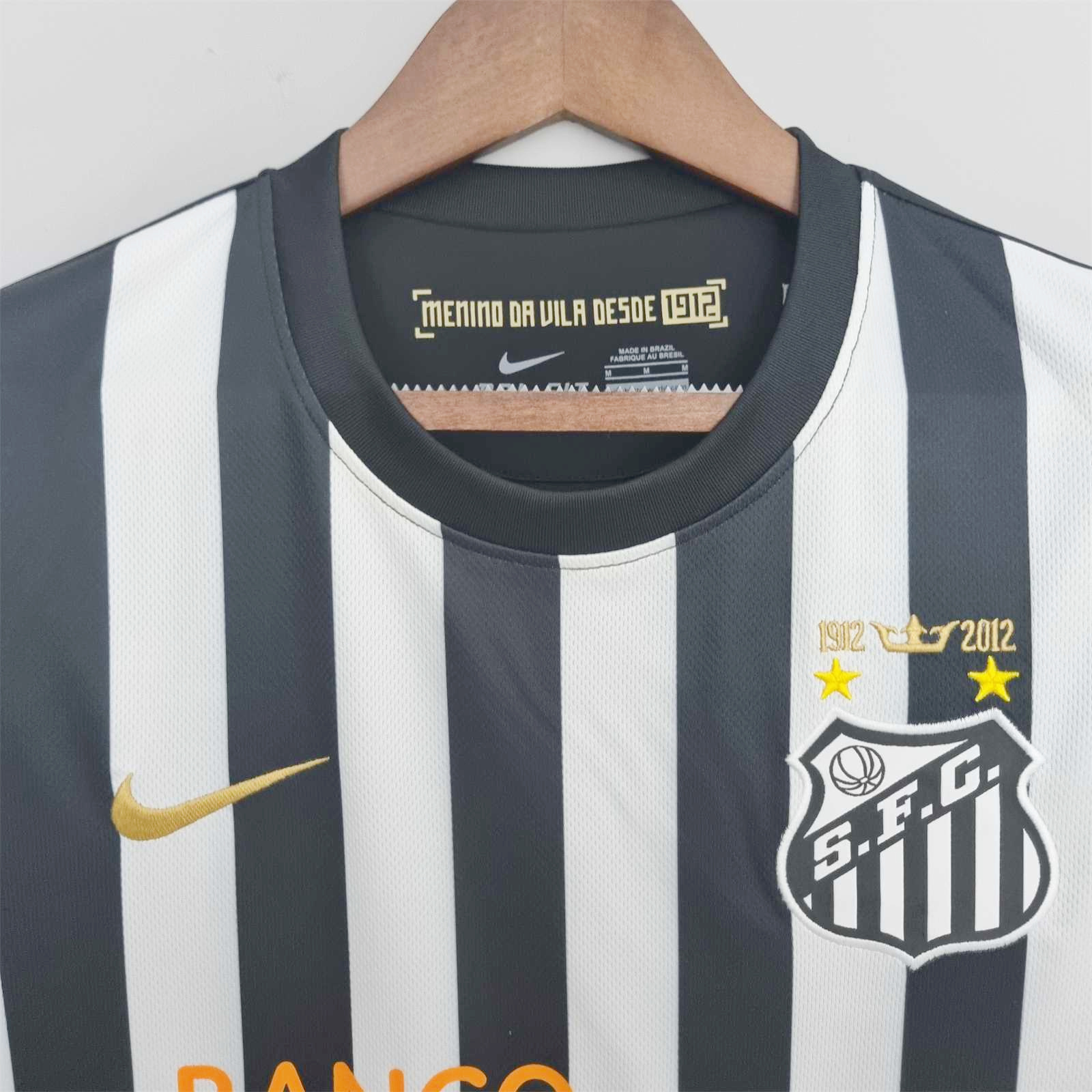 Retro Santos 2012 Away Stadium Jersey - ReplicasJersey