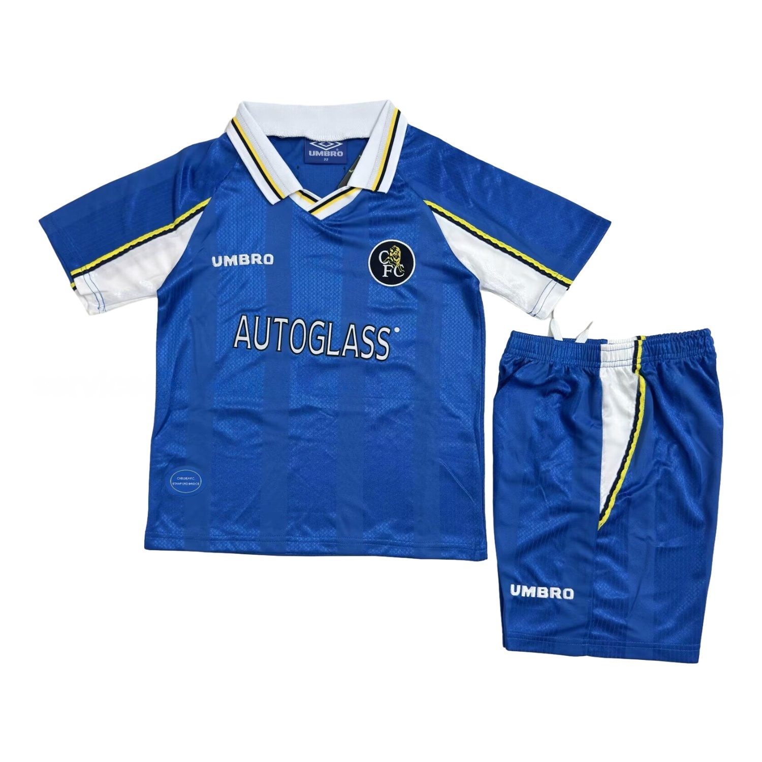 Retro C.H.E.L.S.E.A 1997-99 Home Kids Kit - ReplicasJersey