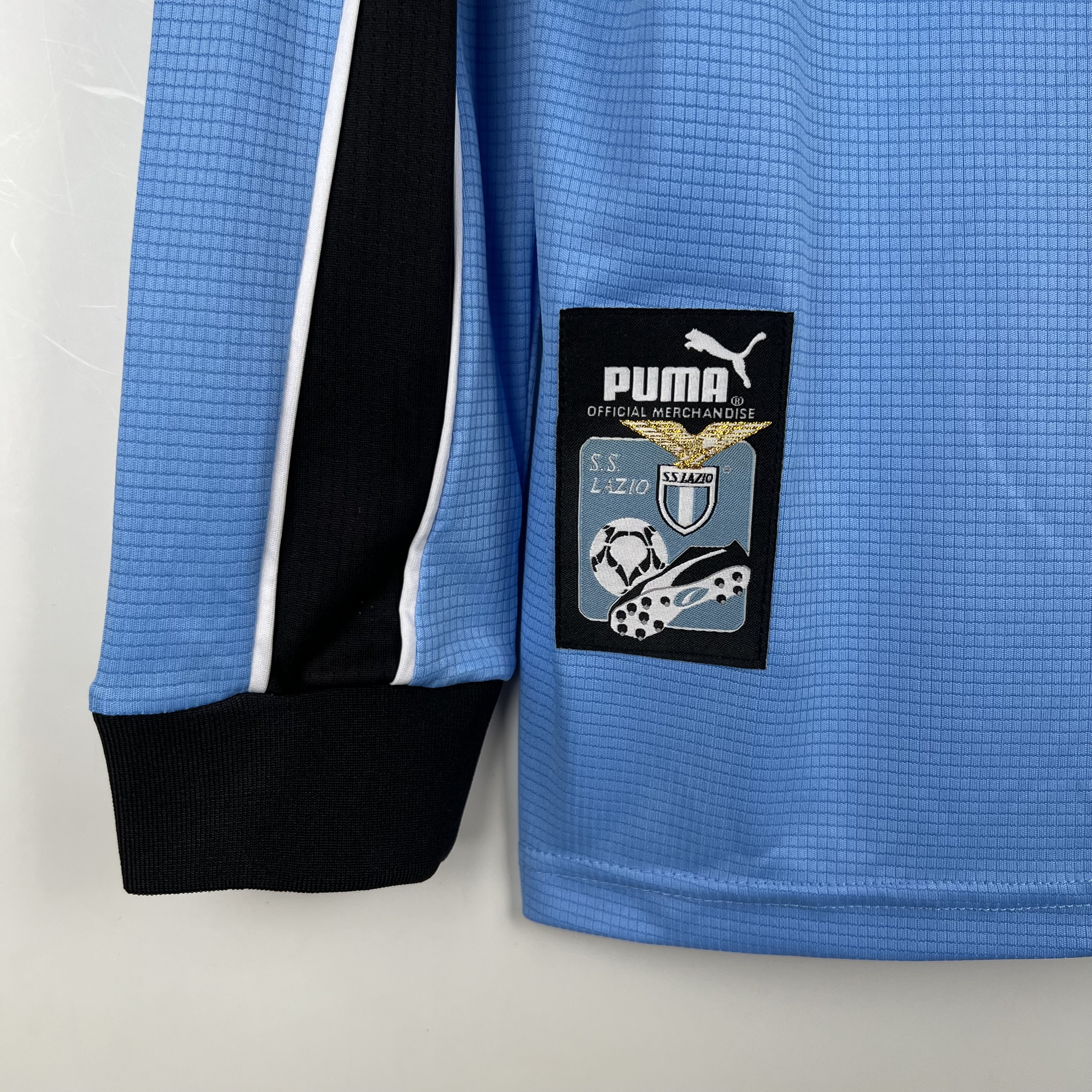 Retro Lazio 1998-00 Home Stadium Long Sleeve Jersey - ReplicasJersey