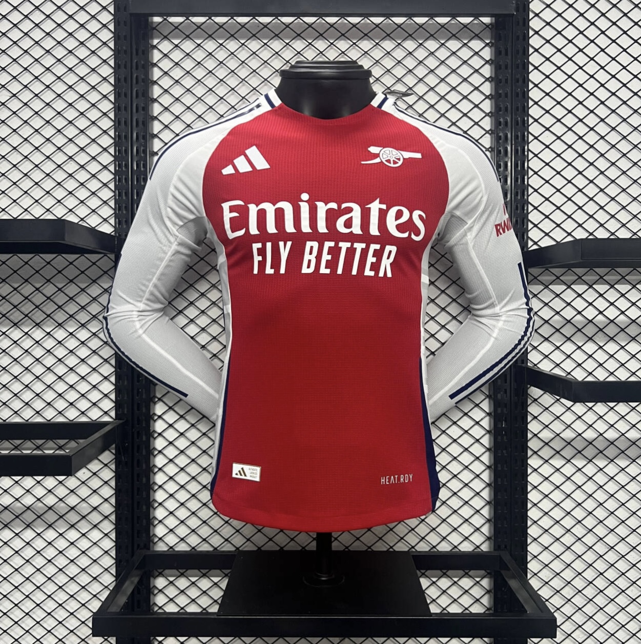 Arsenal 24-25 Home Long Sleeve Jersey - Player Version - ReplicasJersey