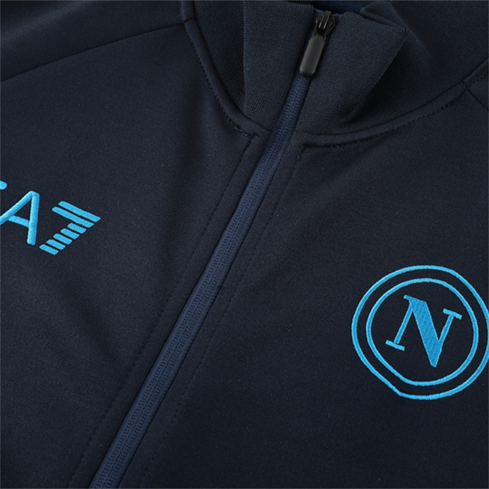 Napoli 24-25 Jacket Training Tracksuit - Deep Blue Top and Pants - ReplicasJersey