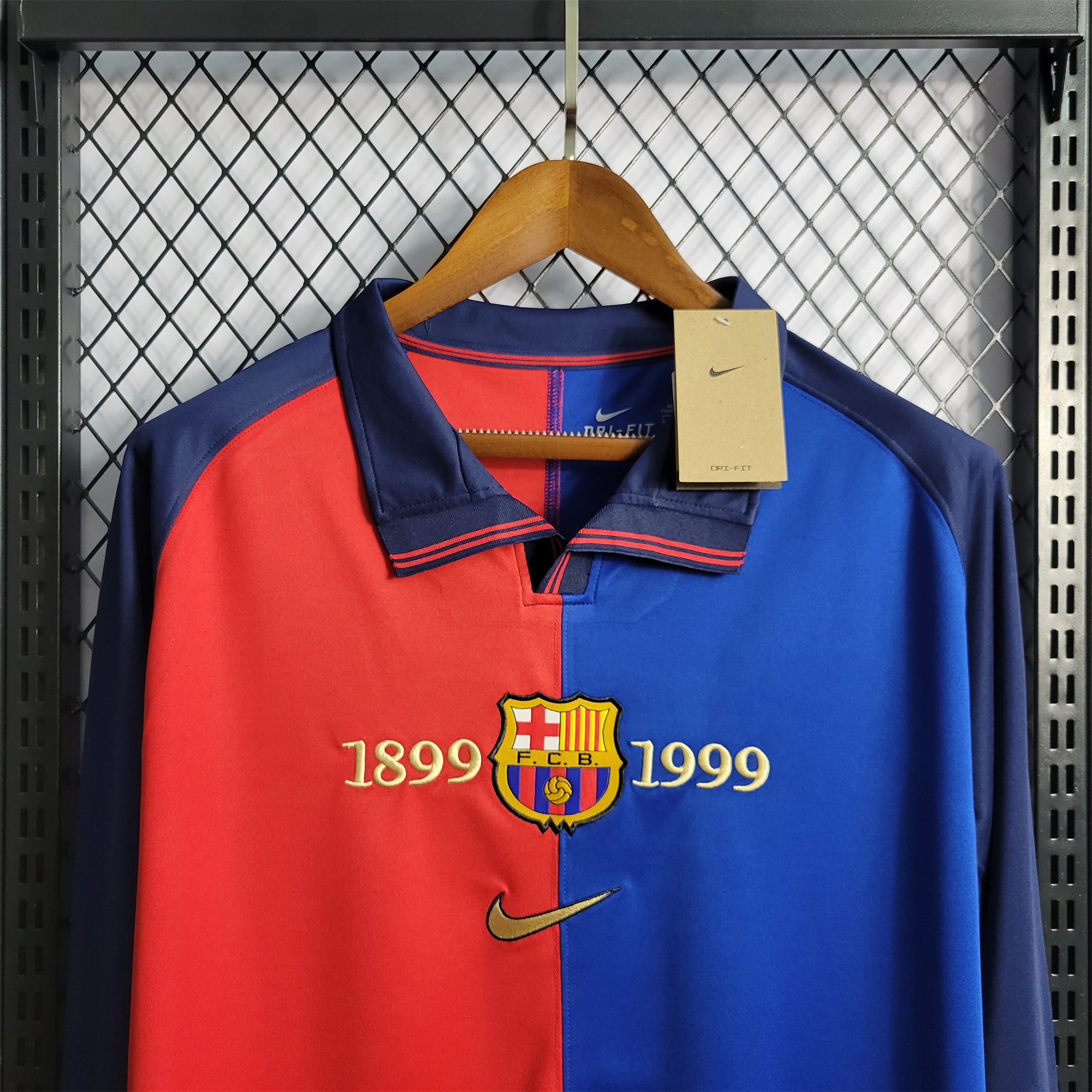 B.A.R.S.A Retro Centenary Edition Long Sleeve Jersey - ReplicasJersey