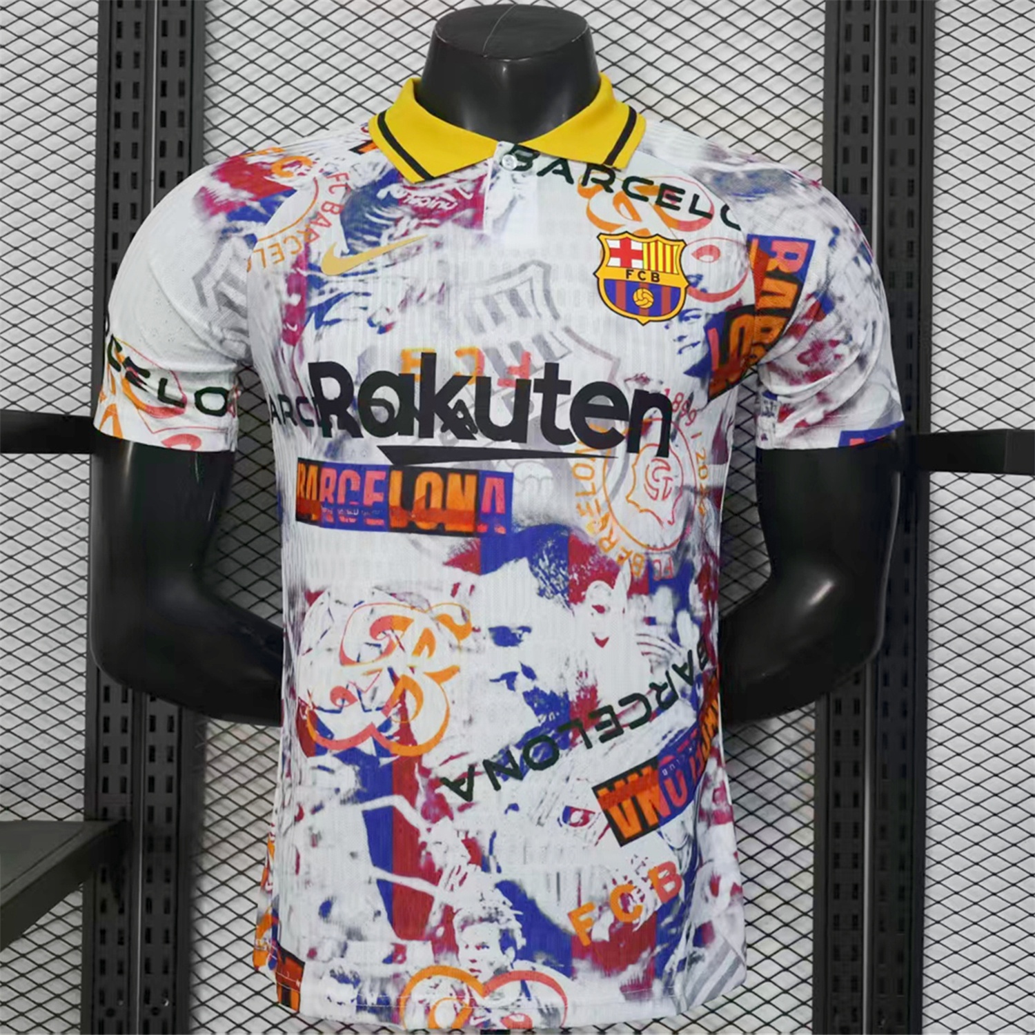 B.A.R.S.A 25-26 Team Logo Collection POLO Colorful Special Jersey - Player Version - ReplicasJersey