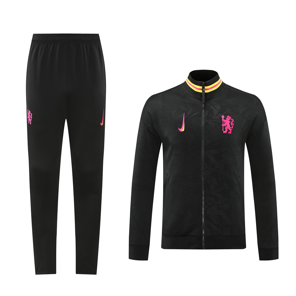 C.H.E.L.S.E.A 24-25 Jacket Training Tracksuit - Black - ReplicasJersey