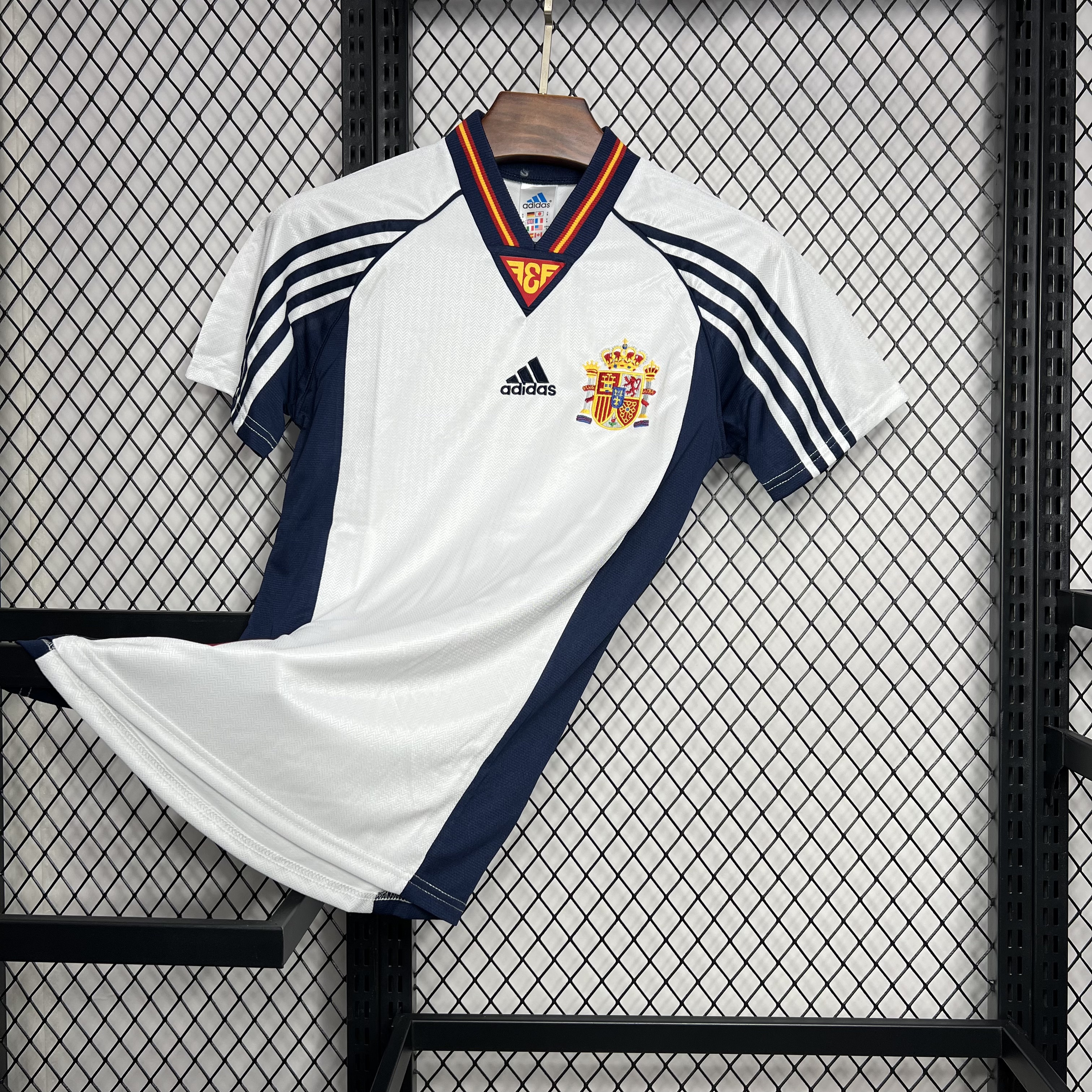 Retro Spain 1998 Away Jersey - ReplicasJersey