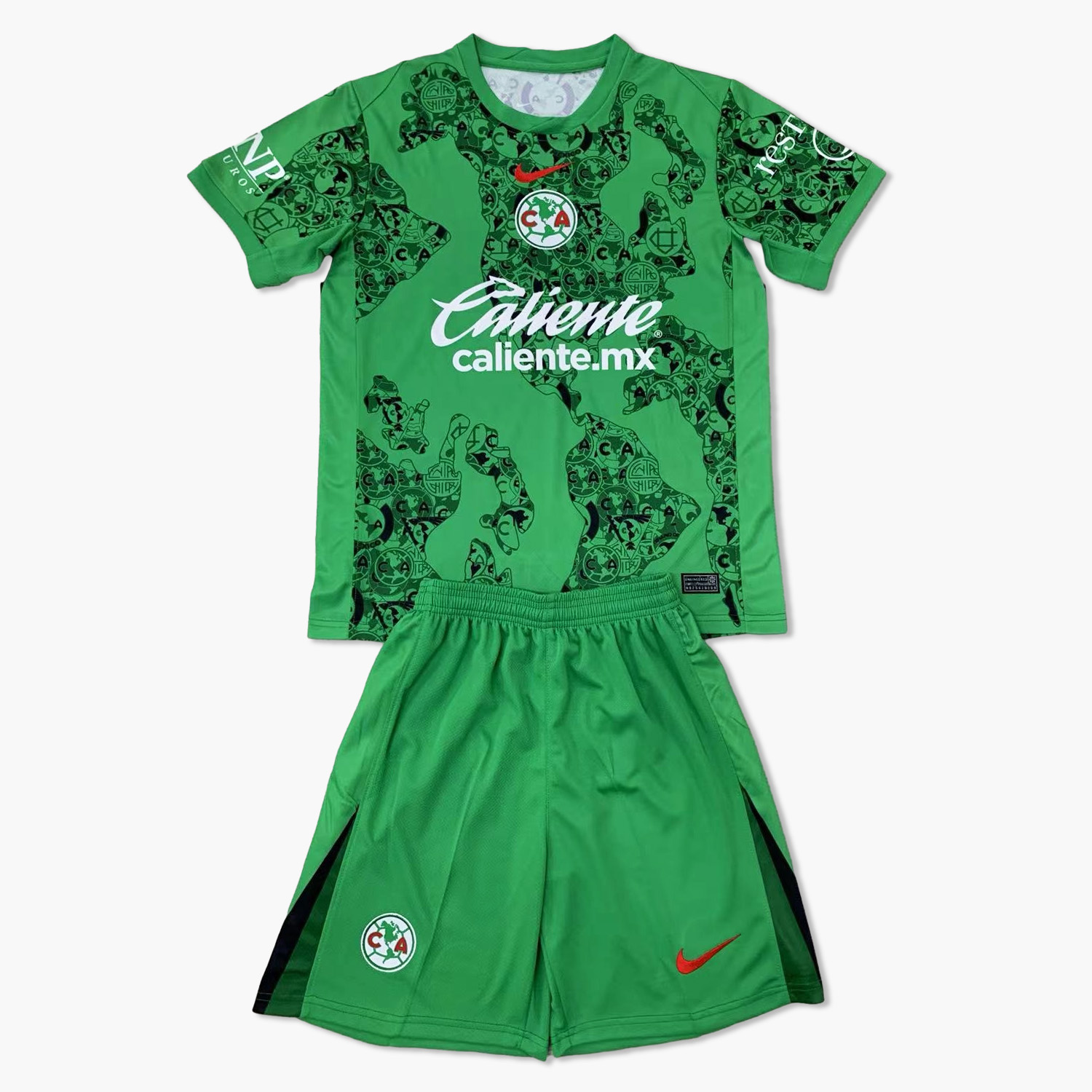 Club América 24-25 Green Goalkeeper Kids Kit - ReplicasJersey