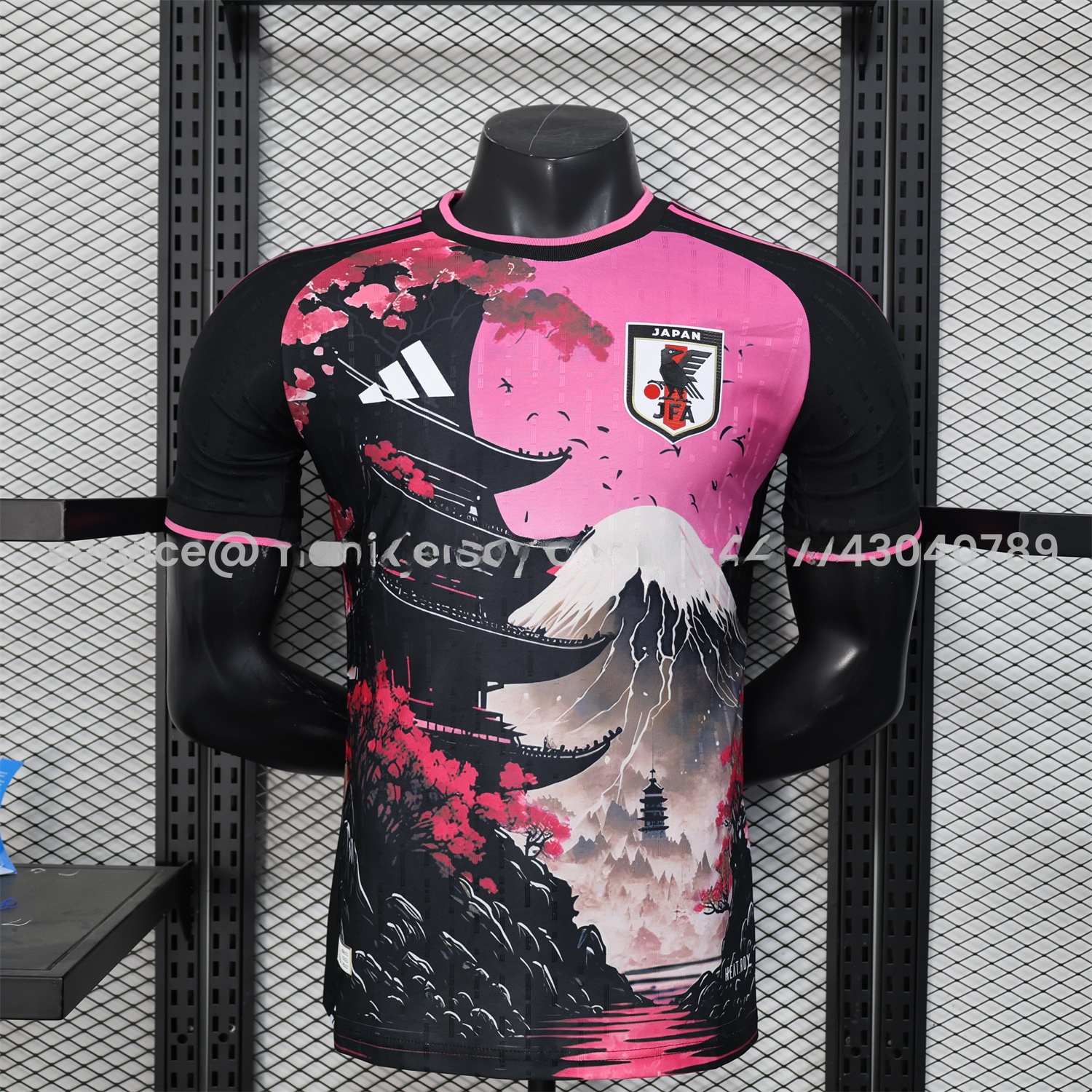 Japan 25-26 Pink Cherry Mount Fuji Special Edition Jersey - Player Version - ReplicasJersey