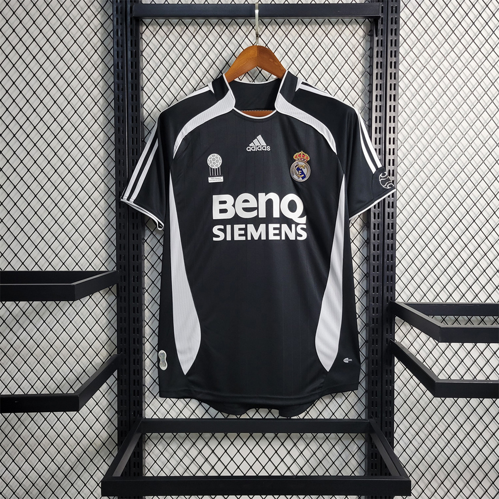 Real Madrid Retro 06-07 Away Stadium Jersey - ReplicasJersey