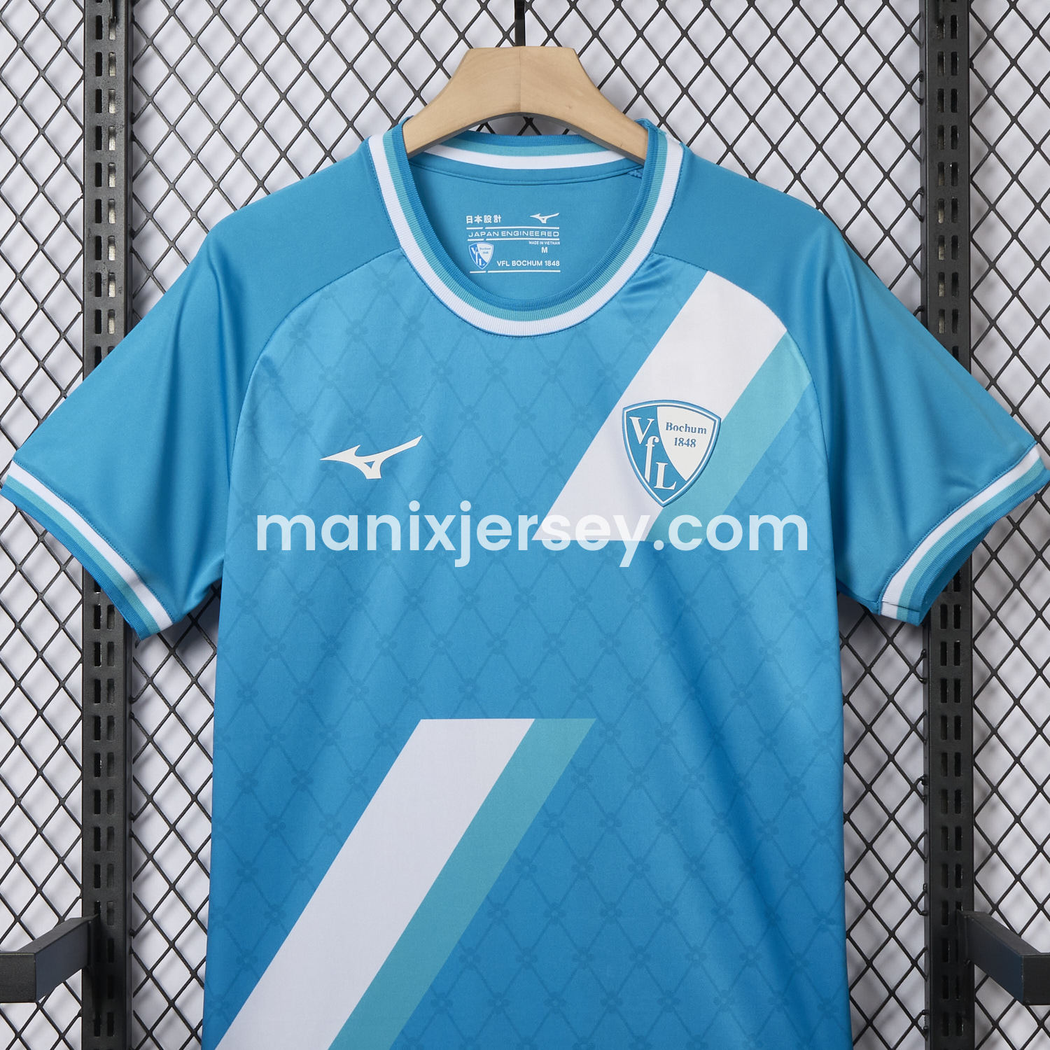 Bochum 24-25 White Slanted Stripe Special Jersey - Fans Version - ReplicasJersey