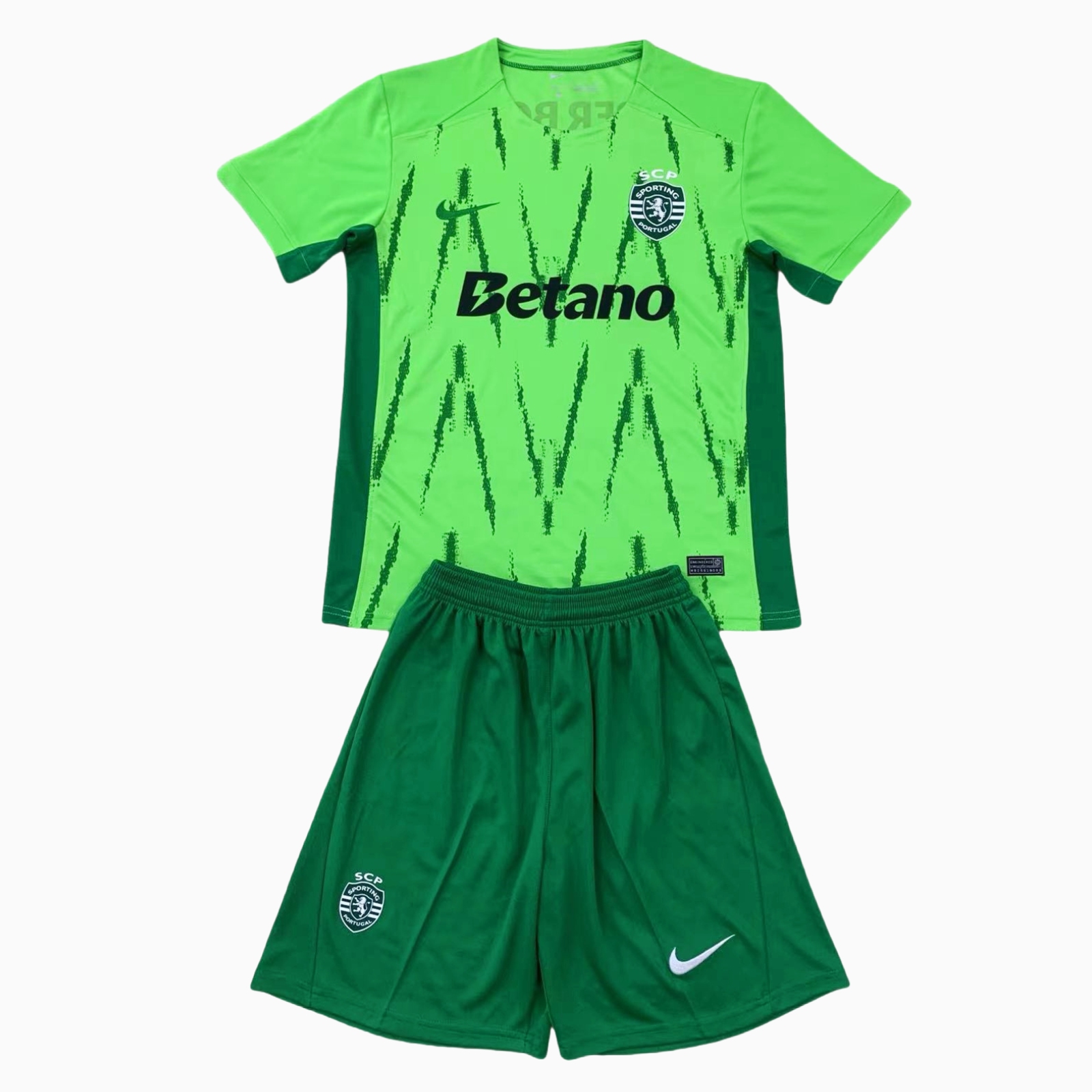 Sporting CP Portugal 24-25 Third Men's Adult Jersey Set - Fans Version - ReplicasJersey