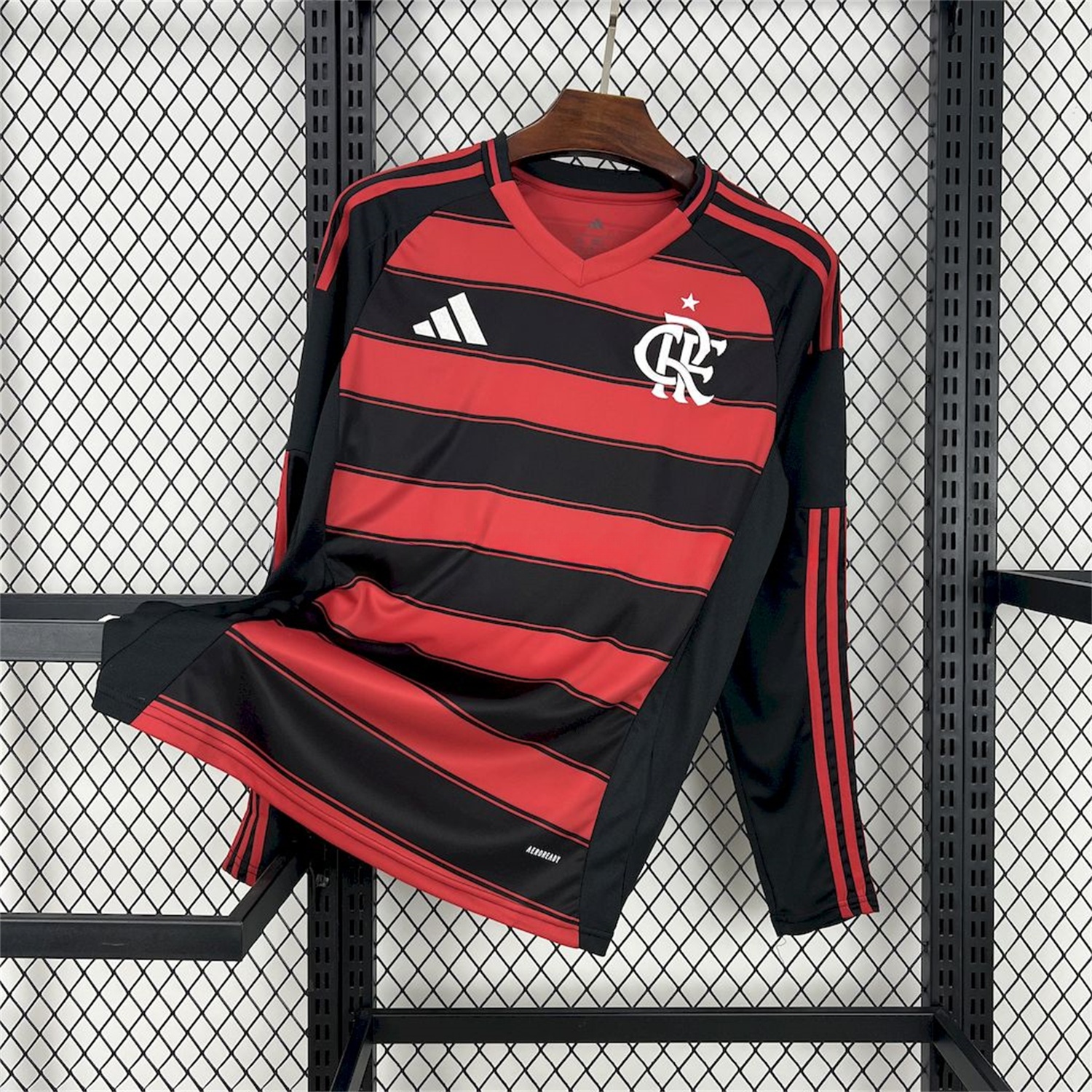 Flamengo 25-26 Home Unsponsored Long Sleeves Jersey - Fans Version - ReplicasJersey