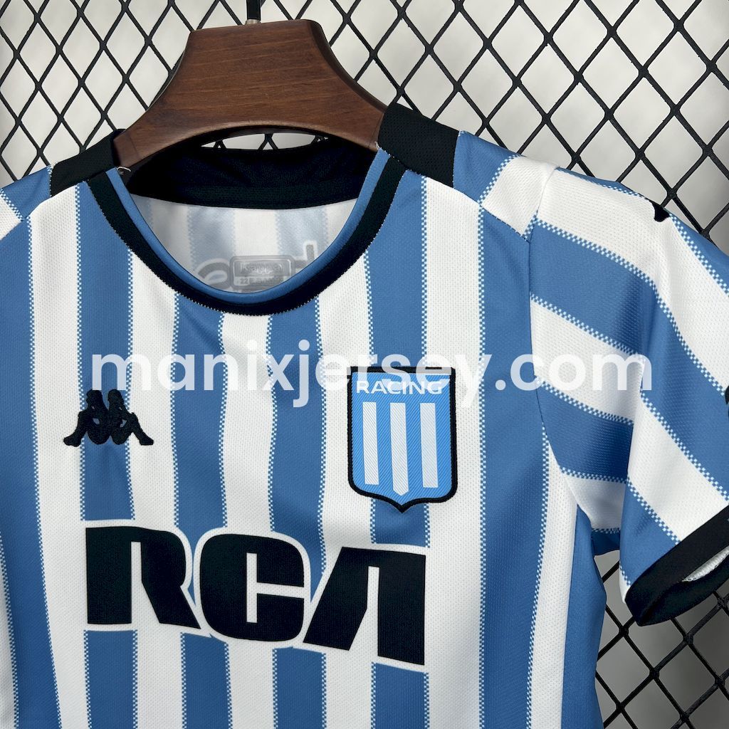 Racing Club de Avellaneda 24-25 Home Kids Kit - ReplicasJersey