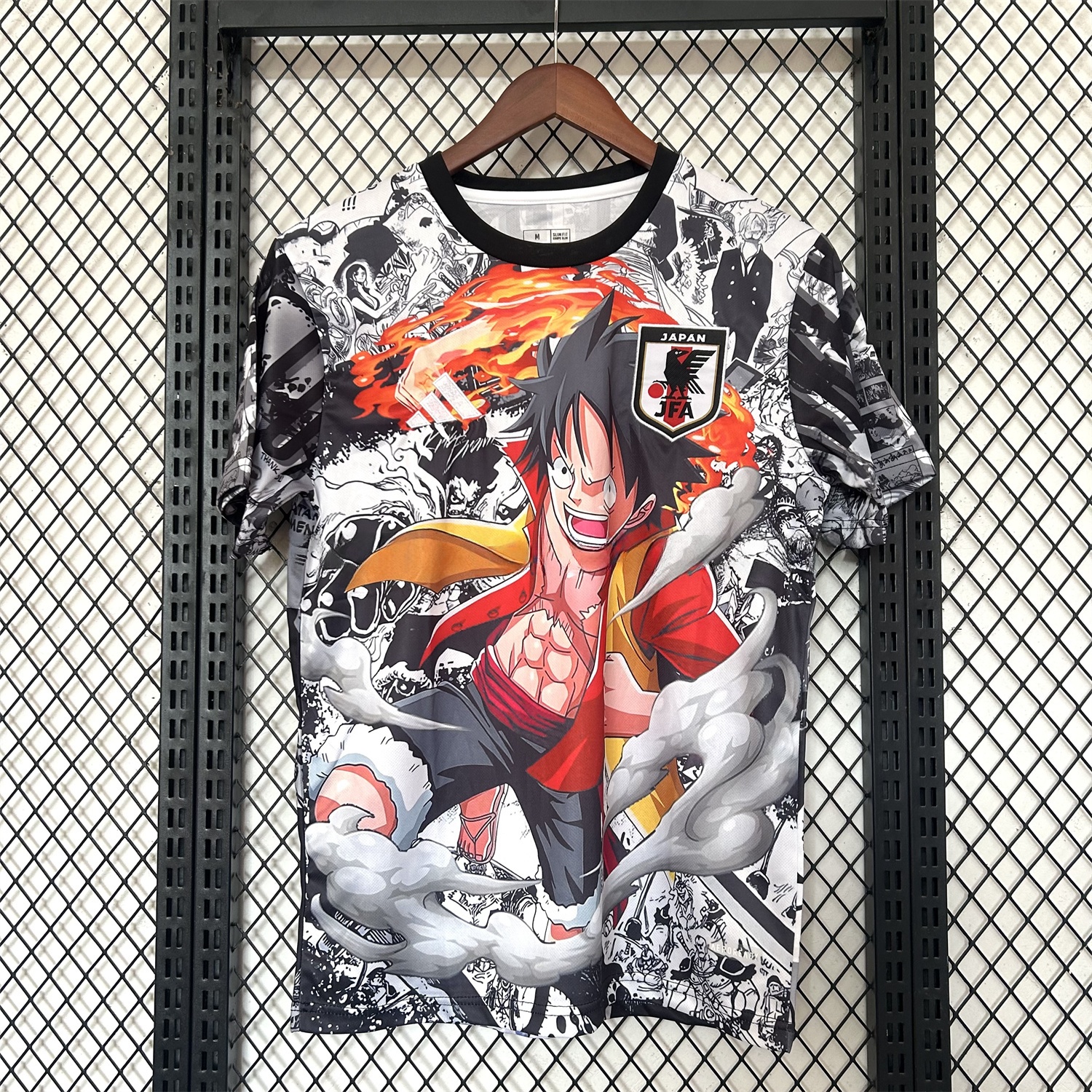 Japan 25-26 One Piece Luffy Flame Fist Special Edition Jersey - Fans Version - ReplicasJersey