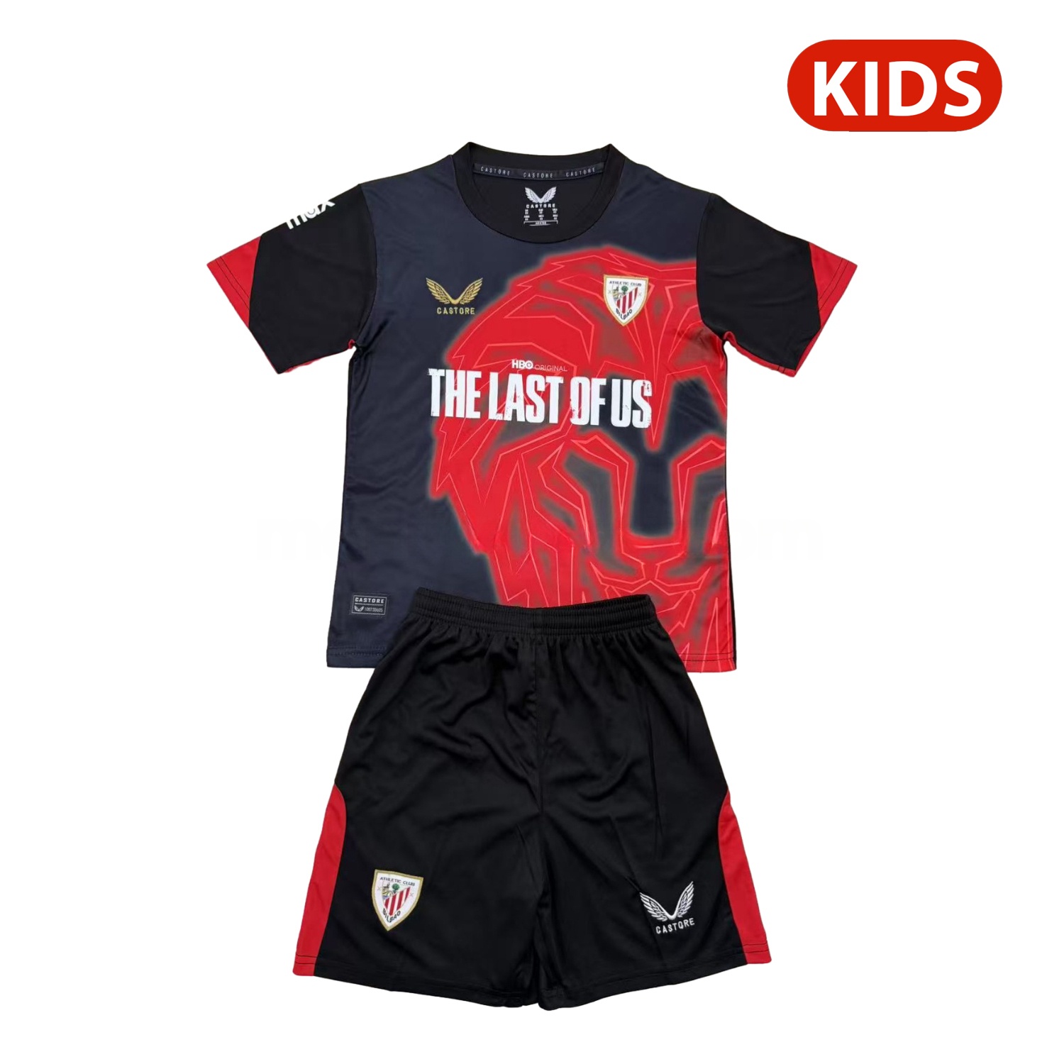 Athletic Bilbao 24-25 Pre-match The Last of Us Special Kids Kit - ReplicasJersey