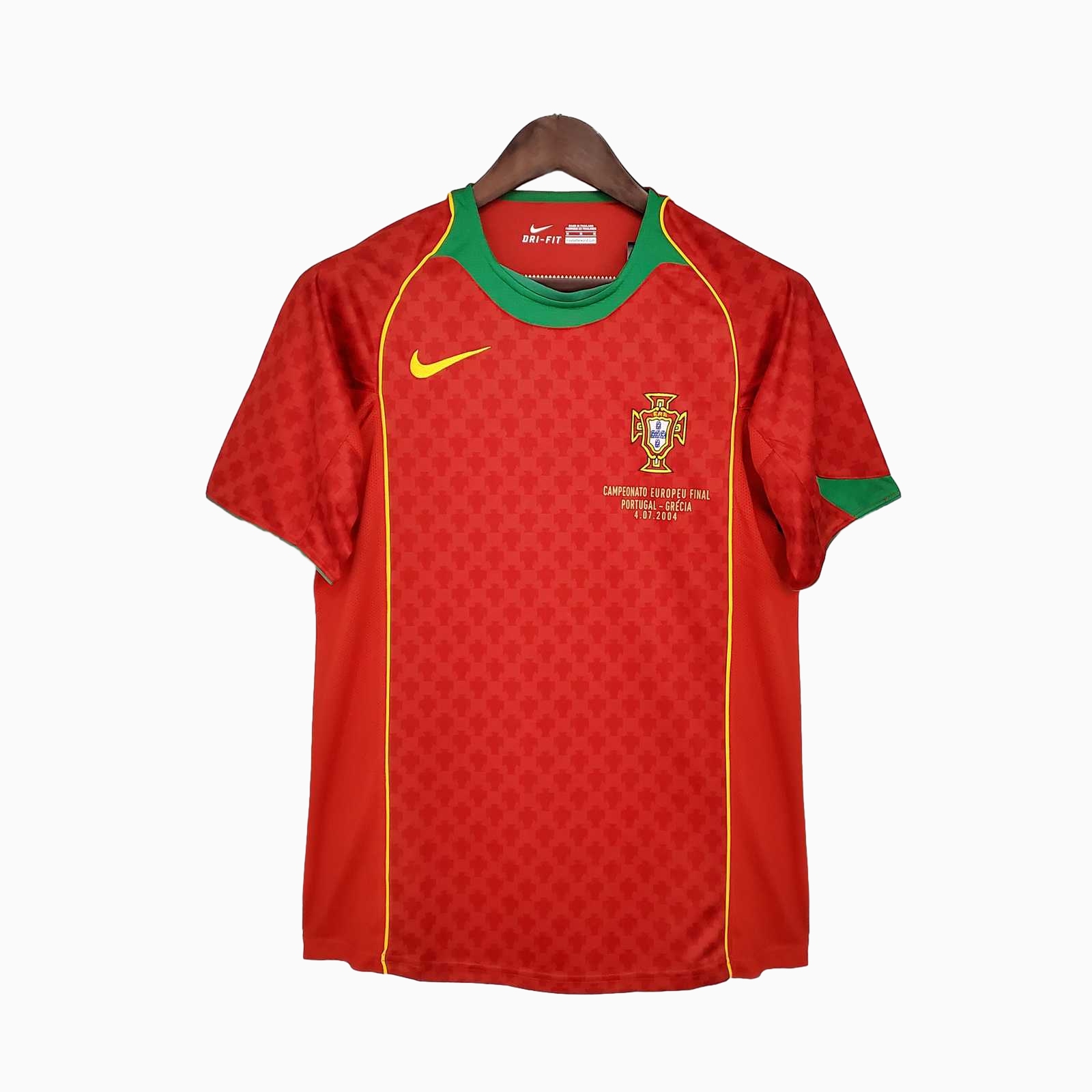 Retro Portugal 2004 Home Stadium Jersey - ReplicasJersey