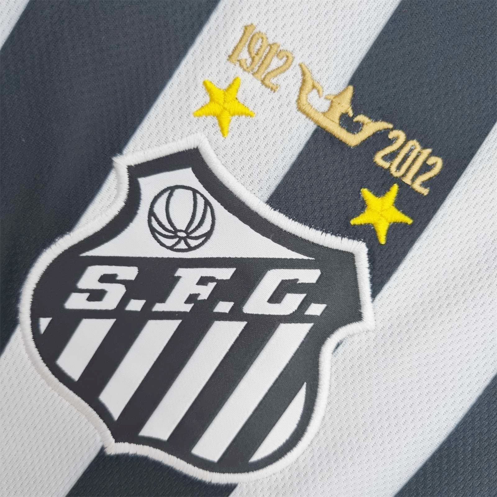 Retro Santos 2012 Away Stadium Jersey - ReplicasJersey