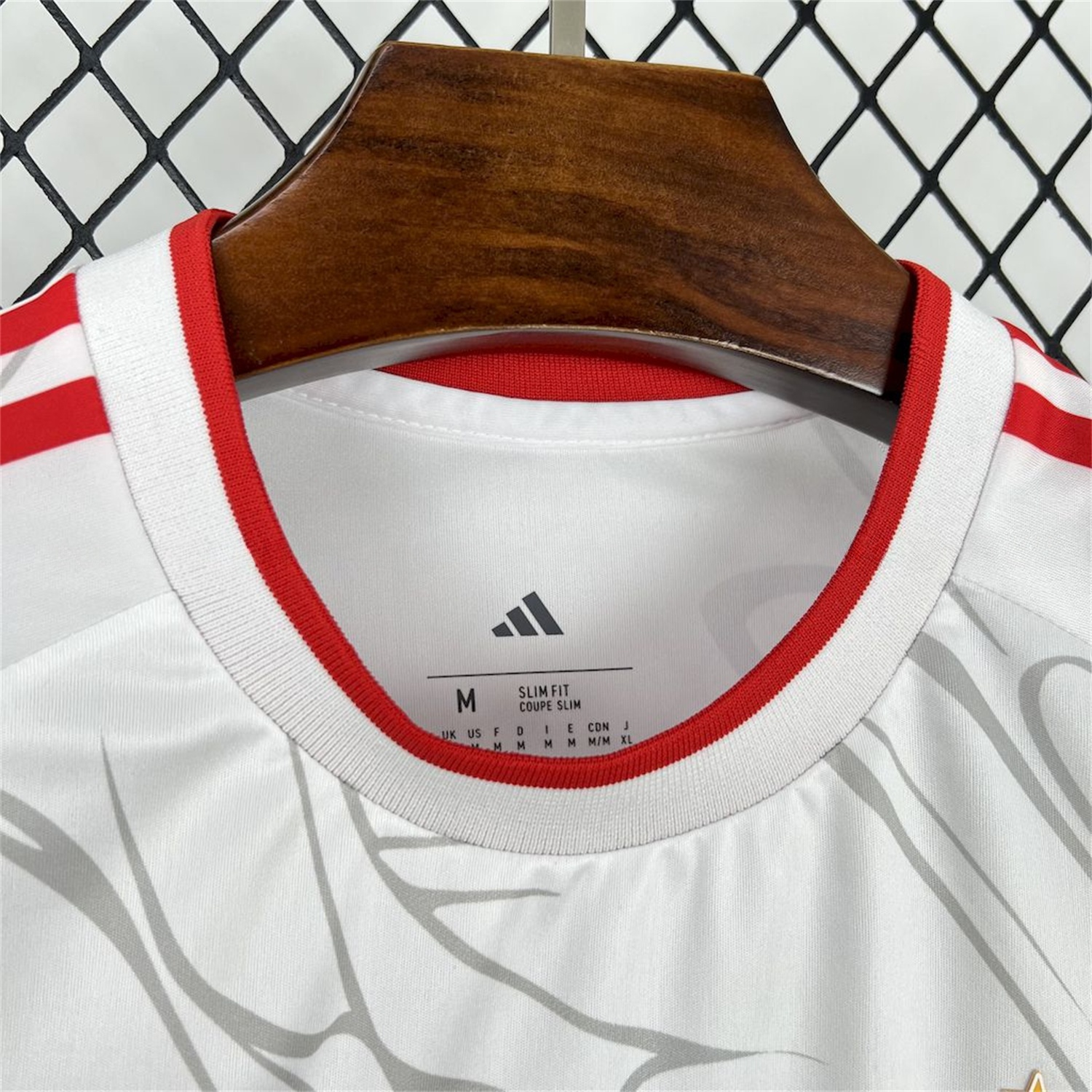 Benfica 24-25 White Red Concept Jersey with Grey Eagle - Fans Version - ReplicasJersey