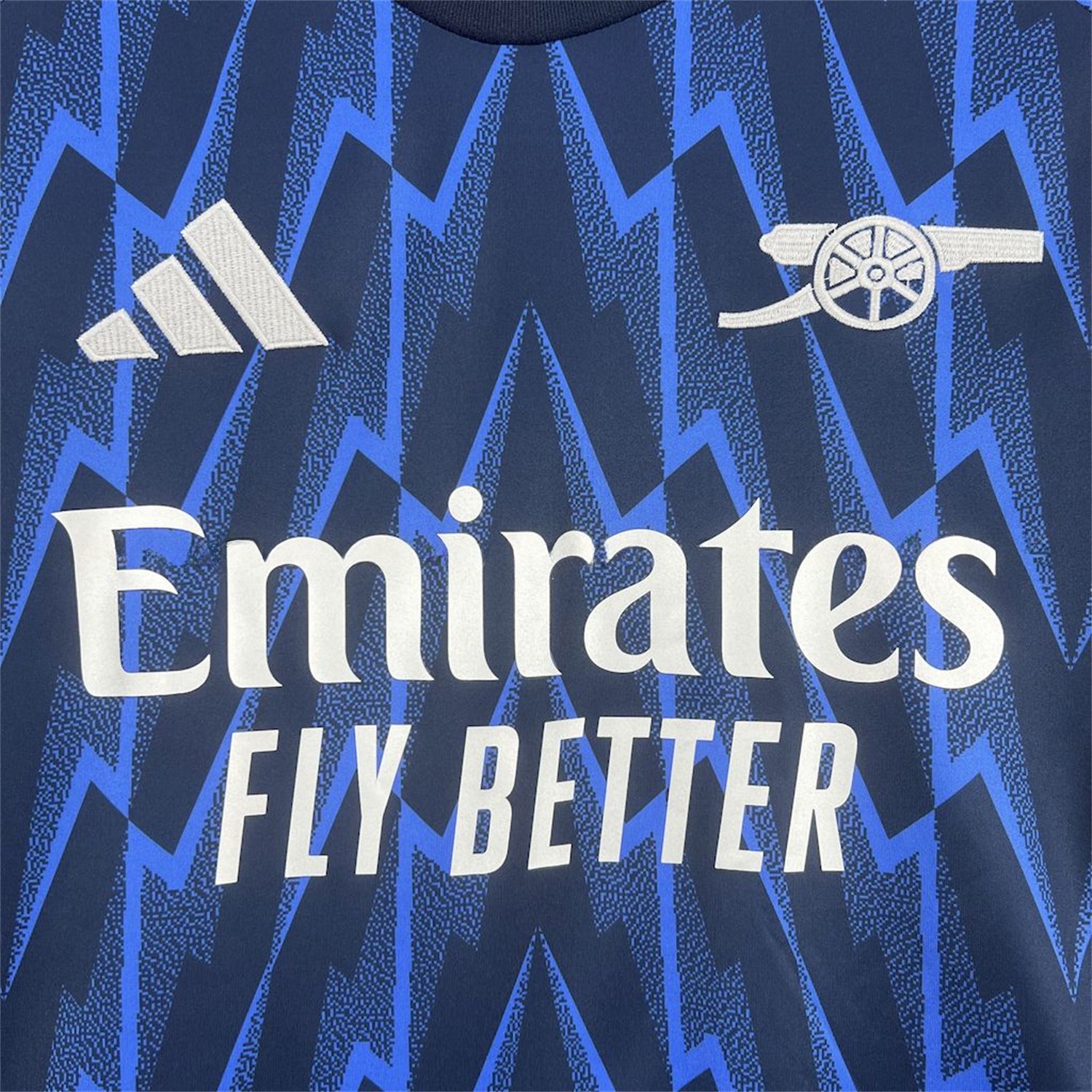 Arsenal 25-26 Away Blue Jersey - Fans Version - ReplicasJersey