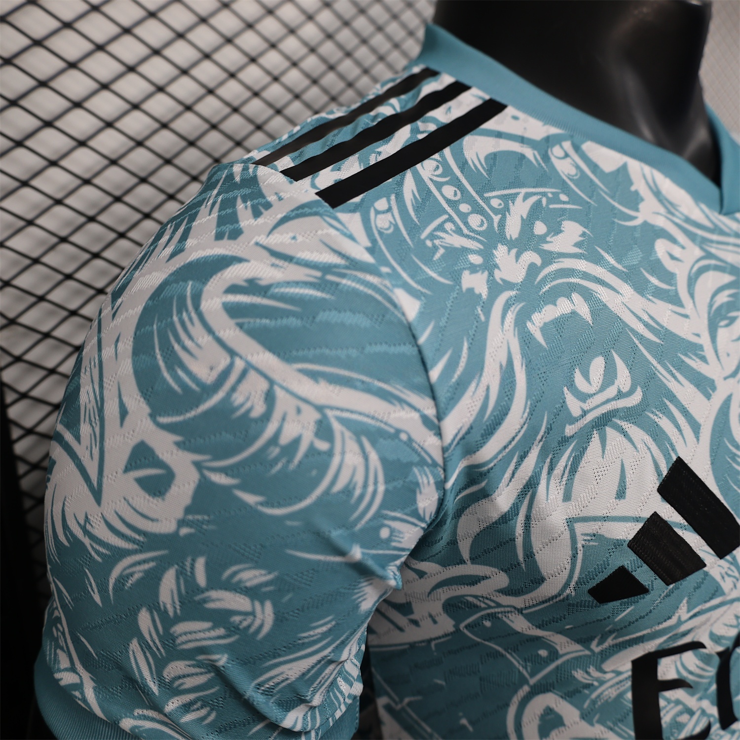 Real Madrid 25-26 Blue Viking Roar Special Edition Jersey - Player Version - ReplicasJersey