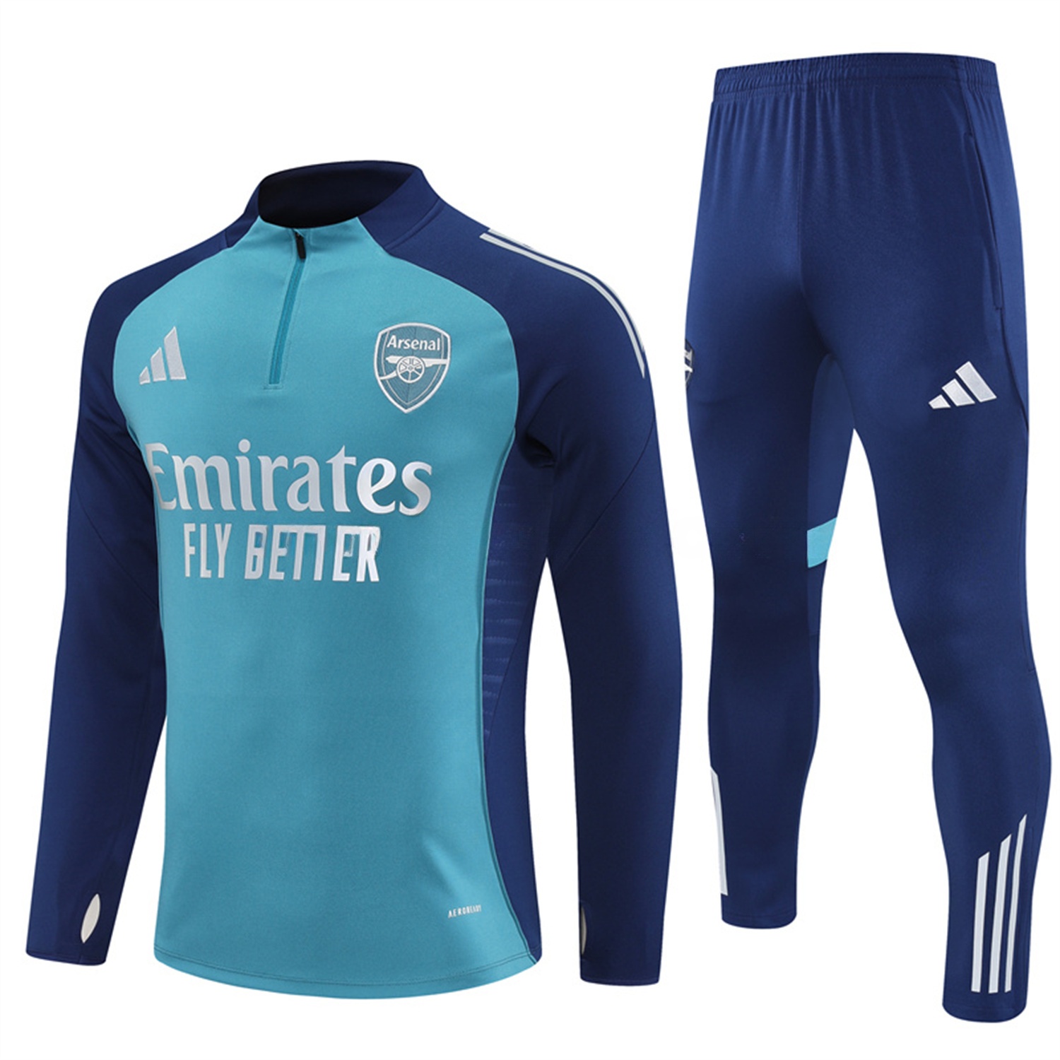 Arsenal 25-26 Long Sleeves Training Set - Green Top & Green Pants - ReplicasJersey