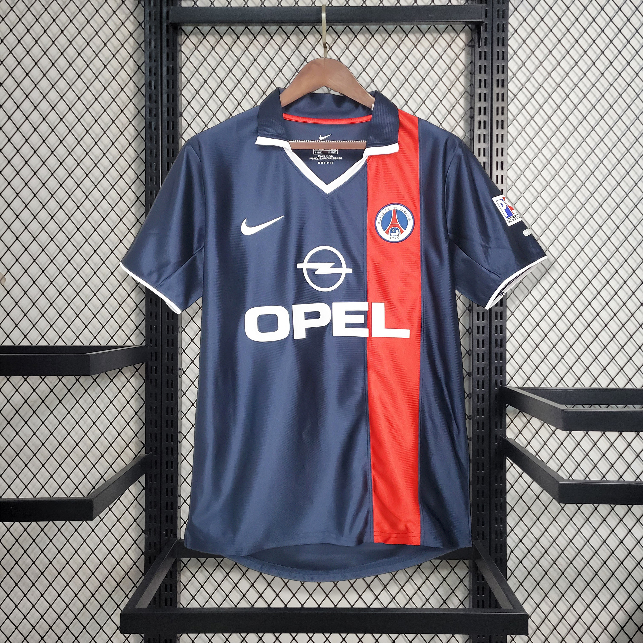 Retro Paris Saint-Germain PSG 2001-02 Home Jersey - ReplicasJersey