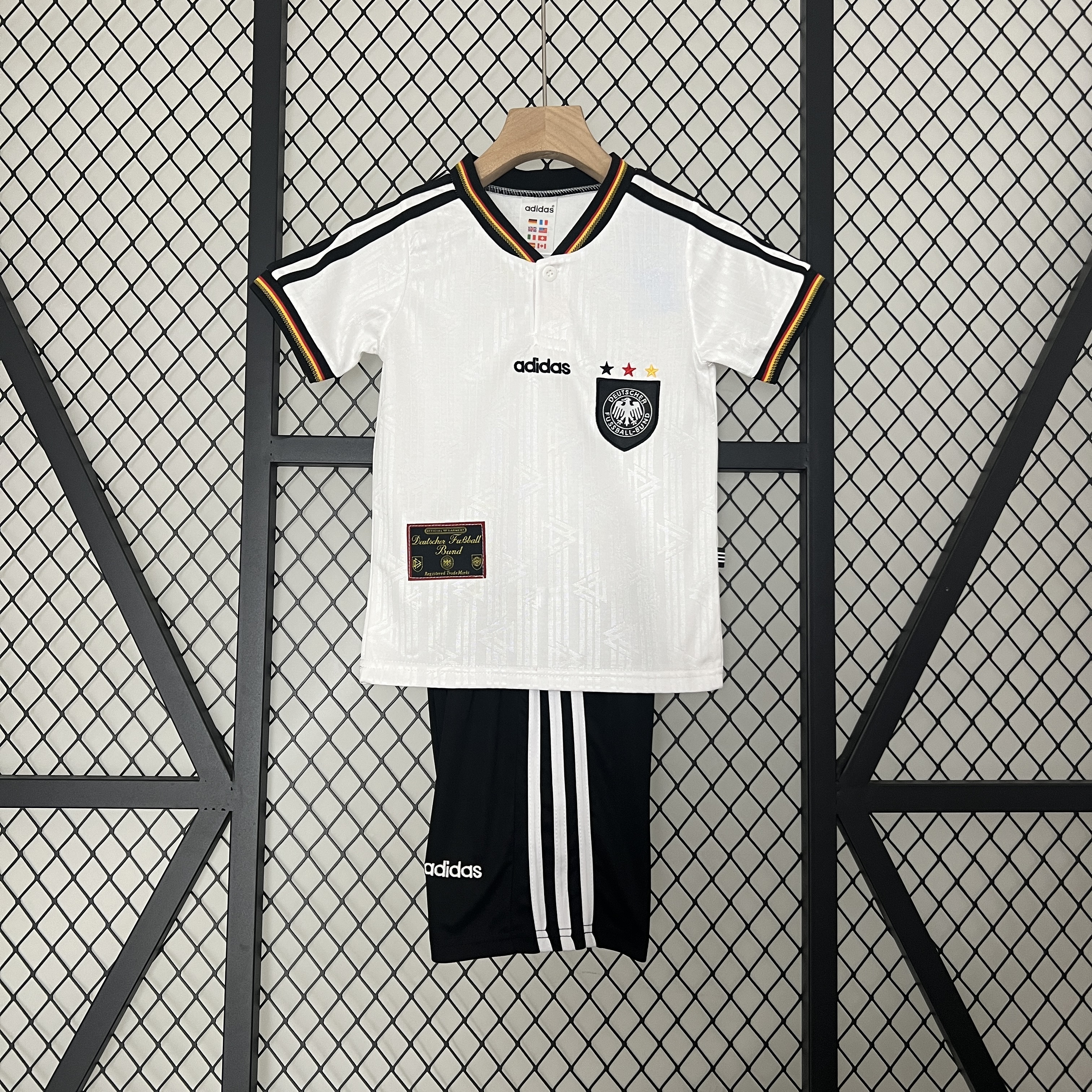 Retro Germany 1996 Home Stadium Kids Kit - ReplicasJersey