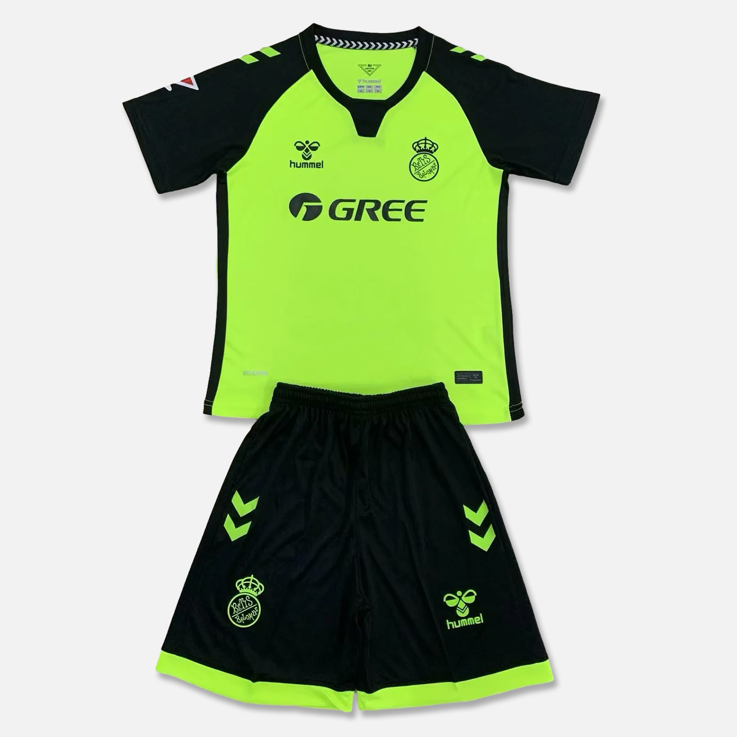 Real Betis 24-25 Away Kids Kit - ReplicasJersey