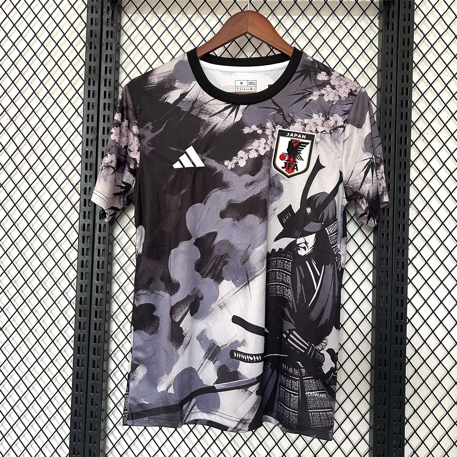 Japan 25-26 Black Samurai Under The Cherry Tree Special Jersey - Fans Version - ReplicasJersey