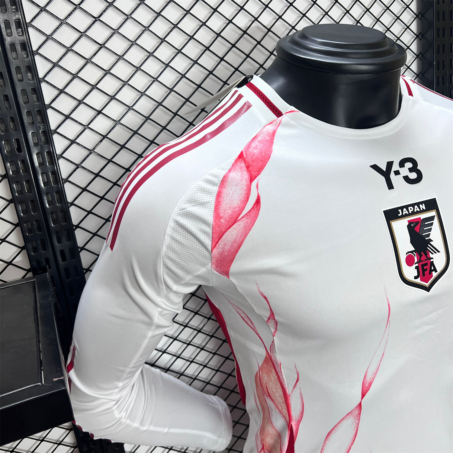 Japan 2024 Y3 Away Long Sleeve Jersey - Player Version - ReplicasJersey