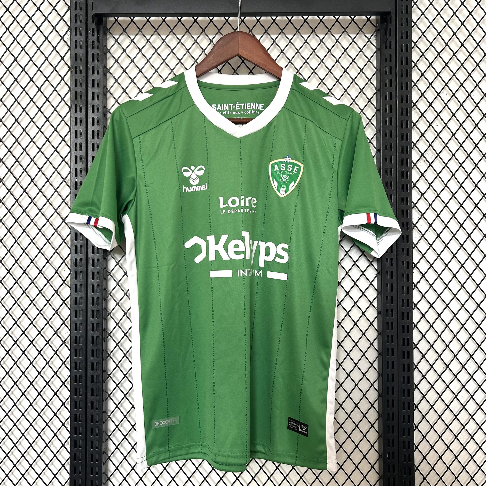 Saint-Étienne 24-25 Home Jersey - Fans Version - ReplicasJersey