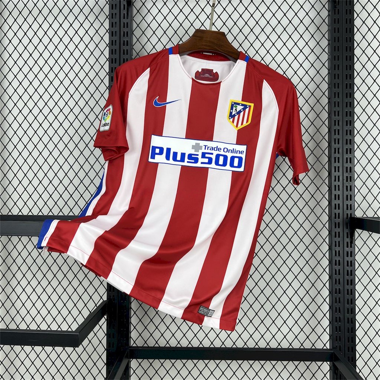 Retro Atletico Madrid 2016-17 Home Jersey - ReplicasJersey