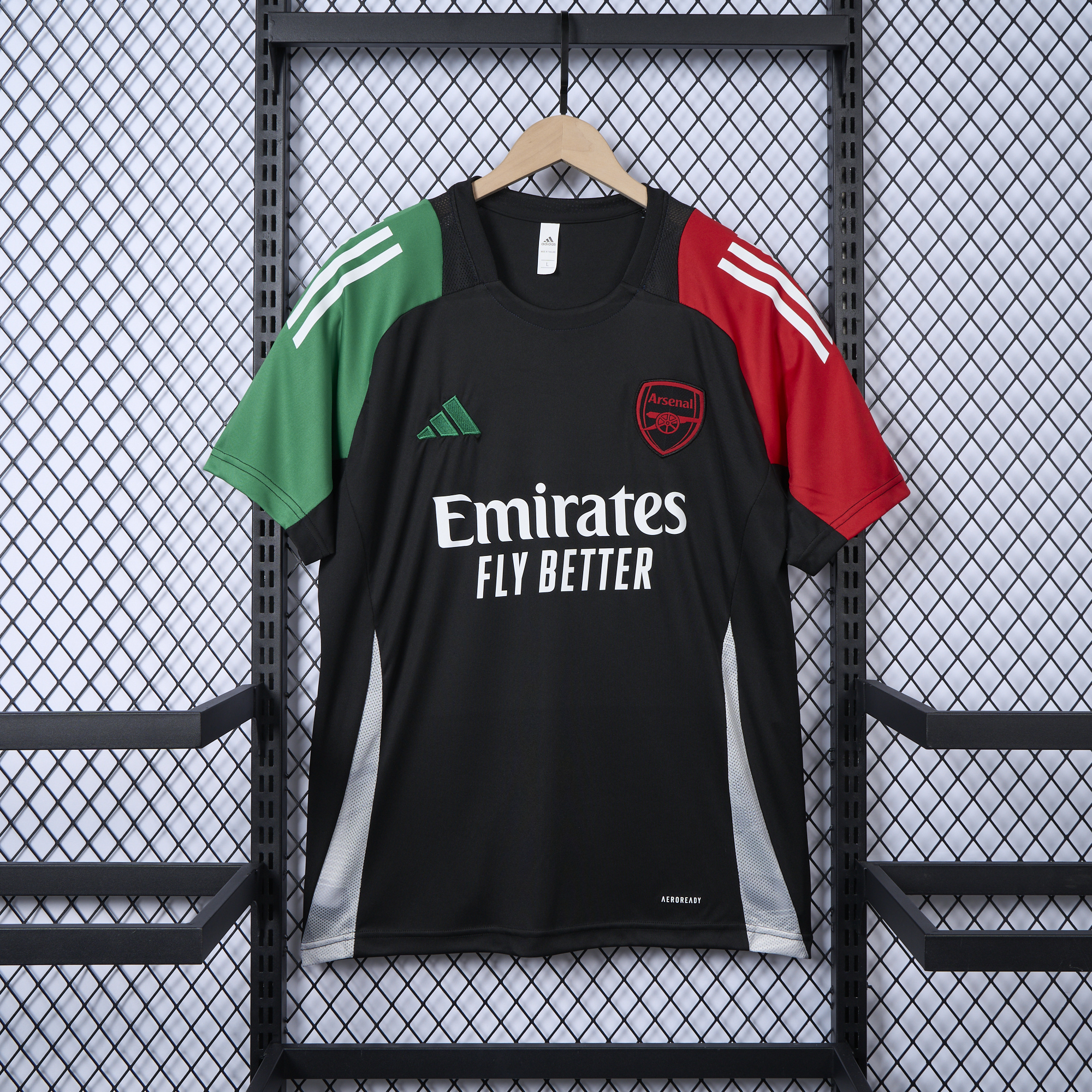 Arsenal 24-25 Black Training Jersey - Fans Version - ReplicasJersey