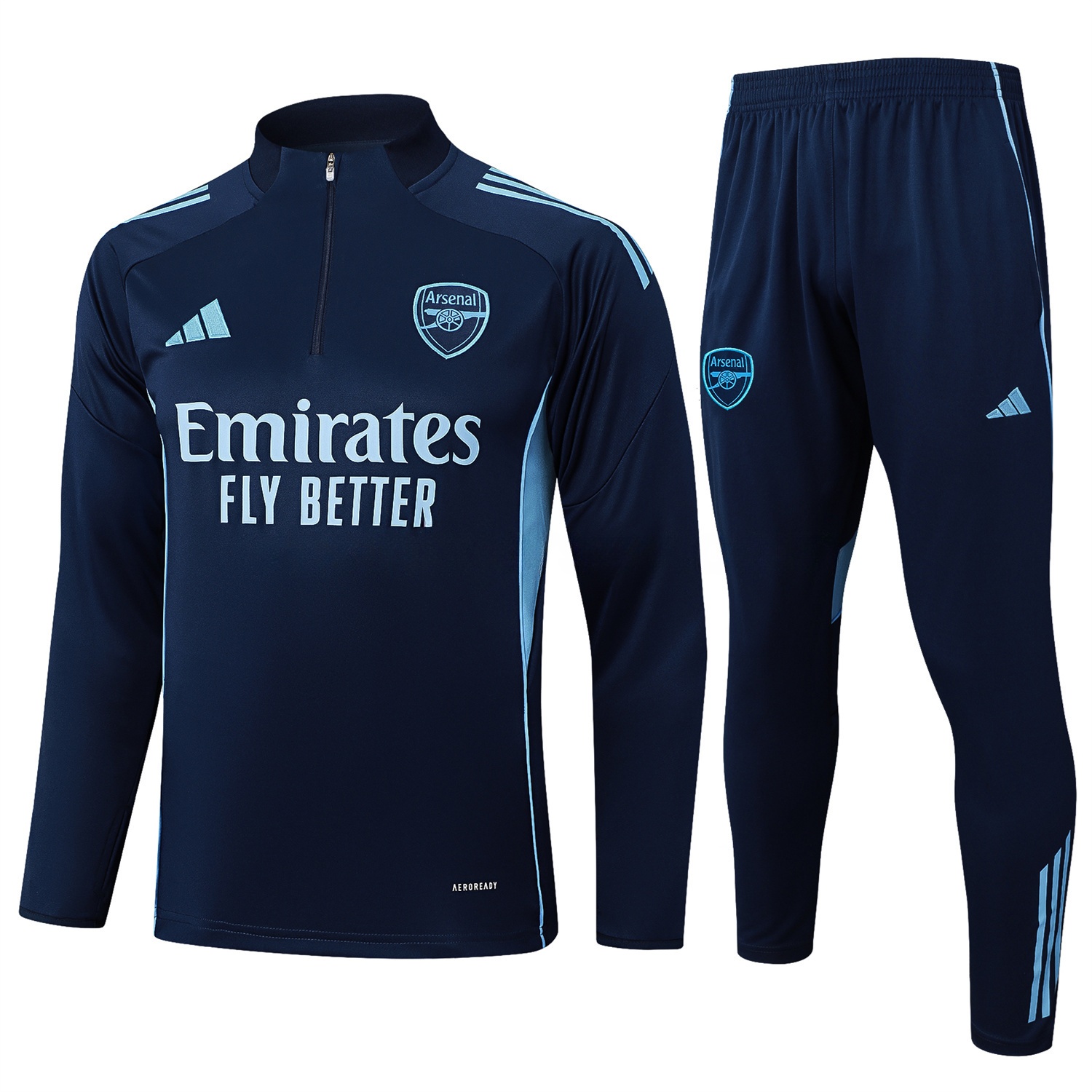 Arsenal 25-26 Long Sleeve Training Set - Deep Blue - ReplicasJersey