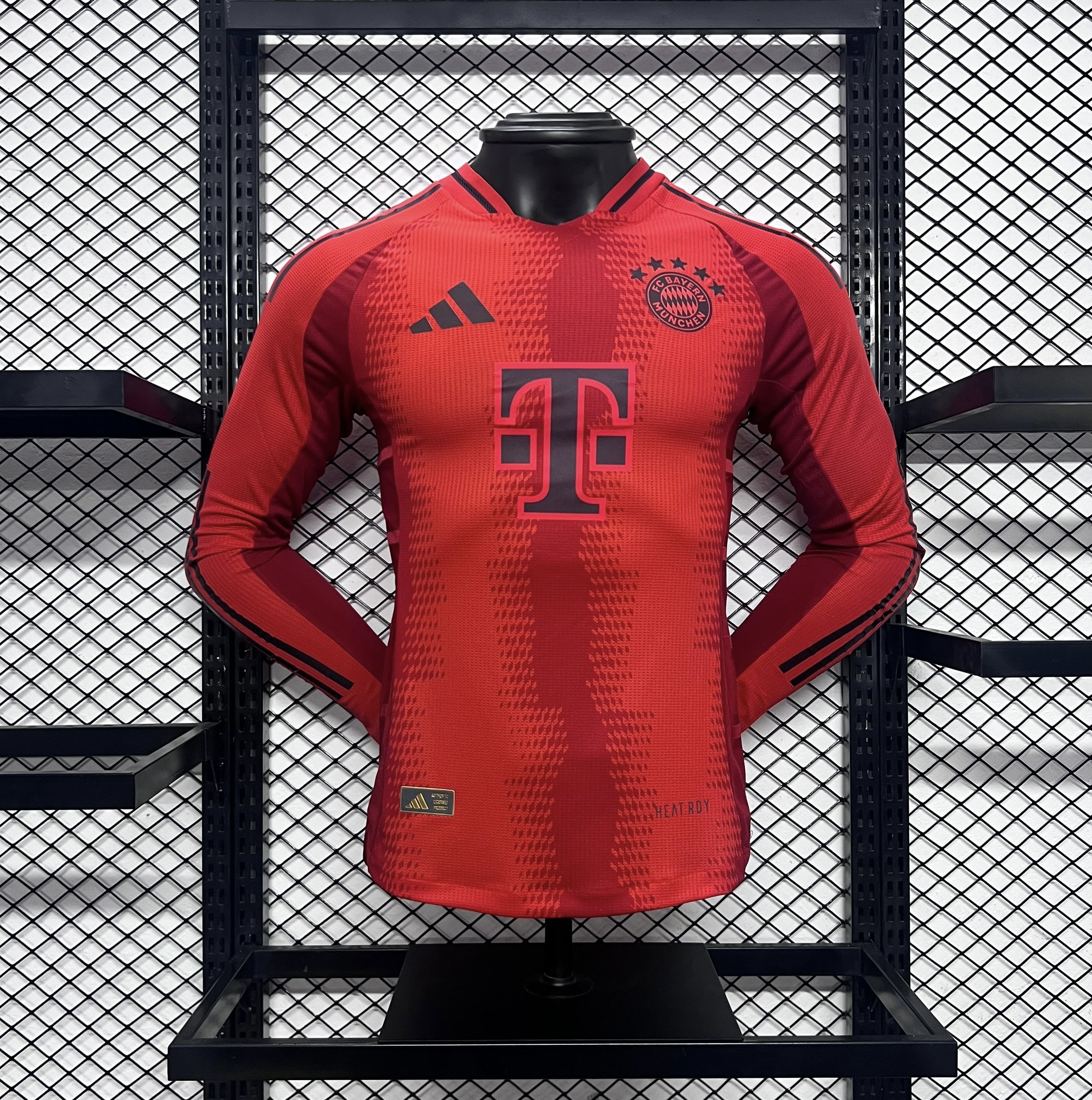 Bayern Munich 24-25 Home Long Sleeve Jersey - Player Version - ReplicasJersey