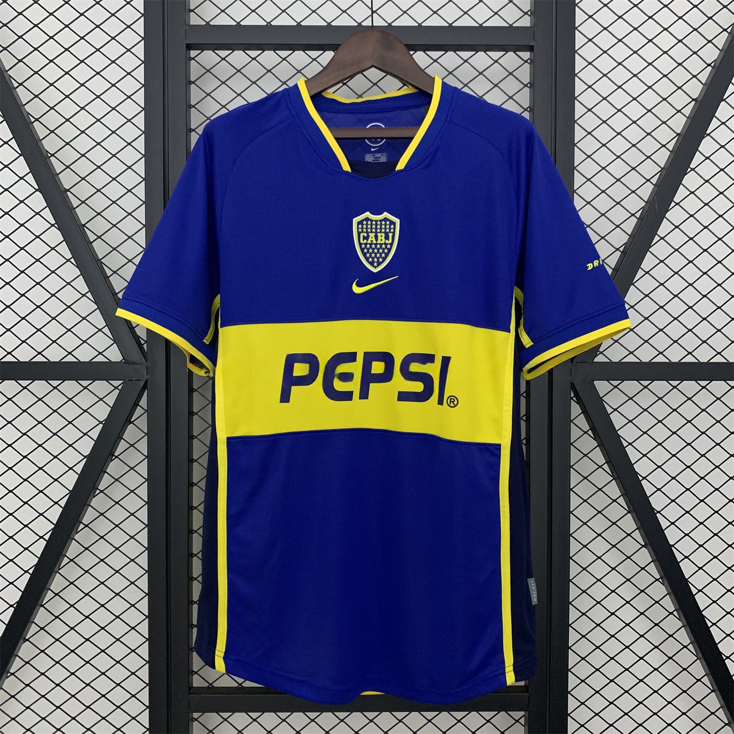 Retro Boca Juniors 2002-03 Home Jersey - ReplicasJersey