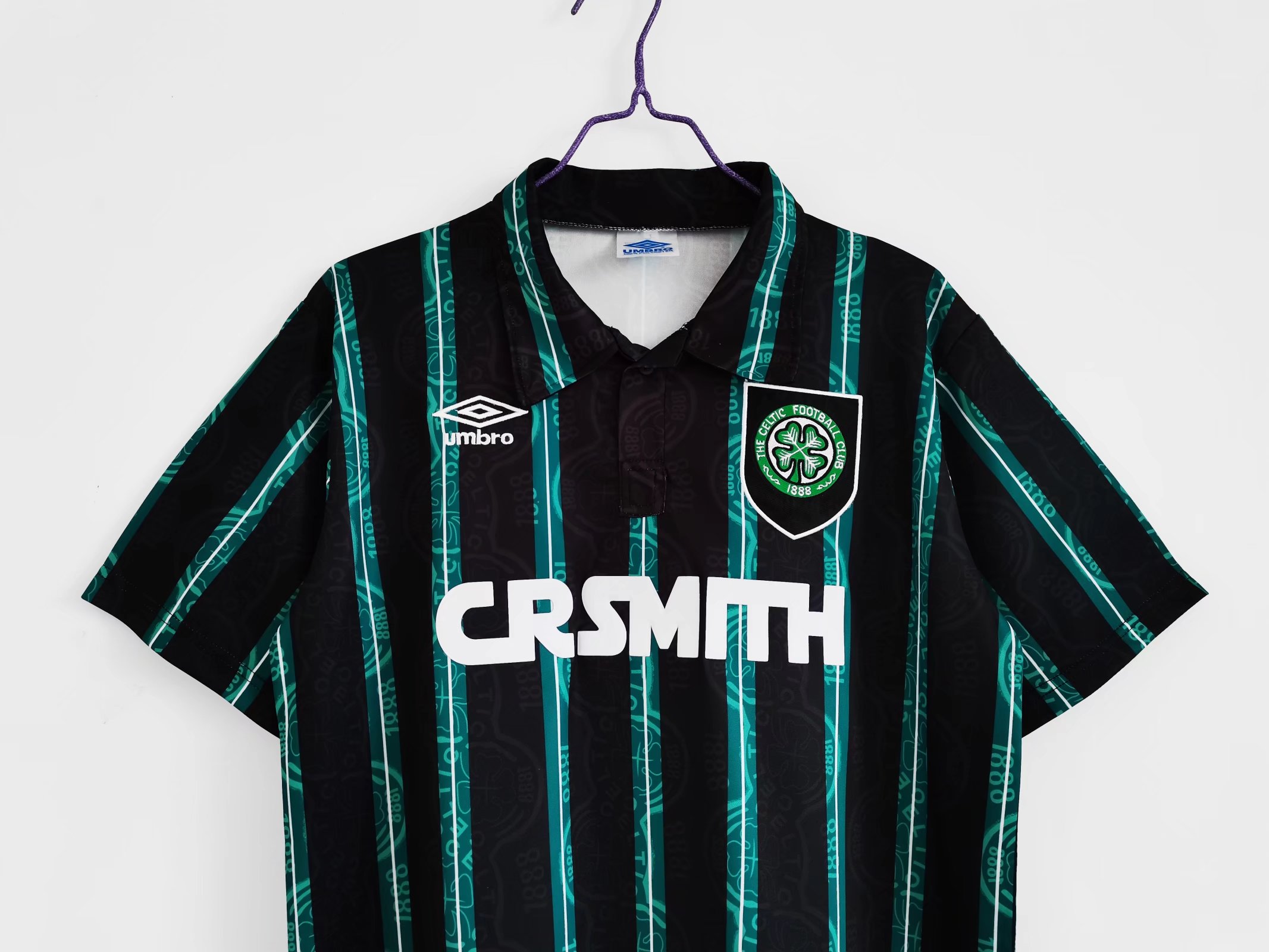Retro Celtic 1992-93 Away Stadium Jersey - ReplicasJersey