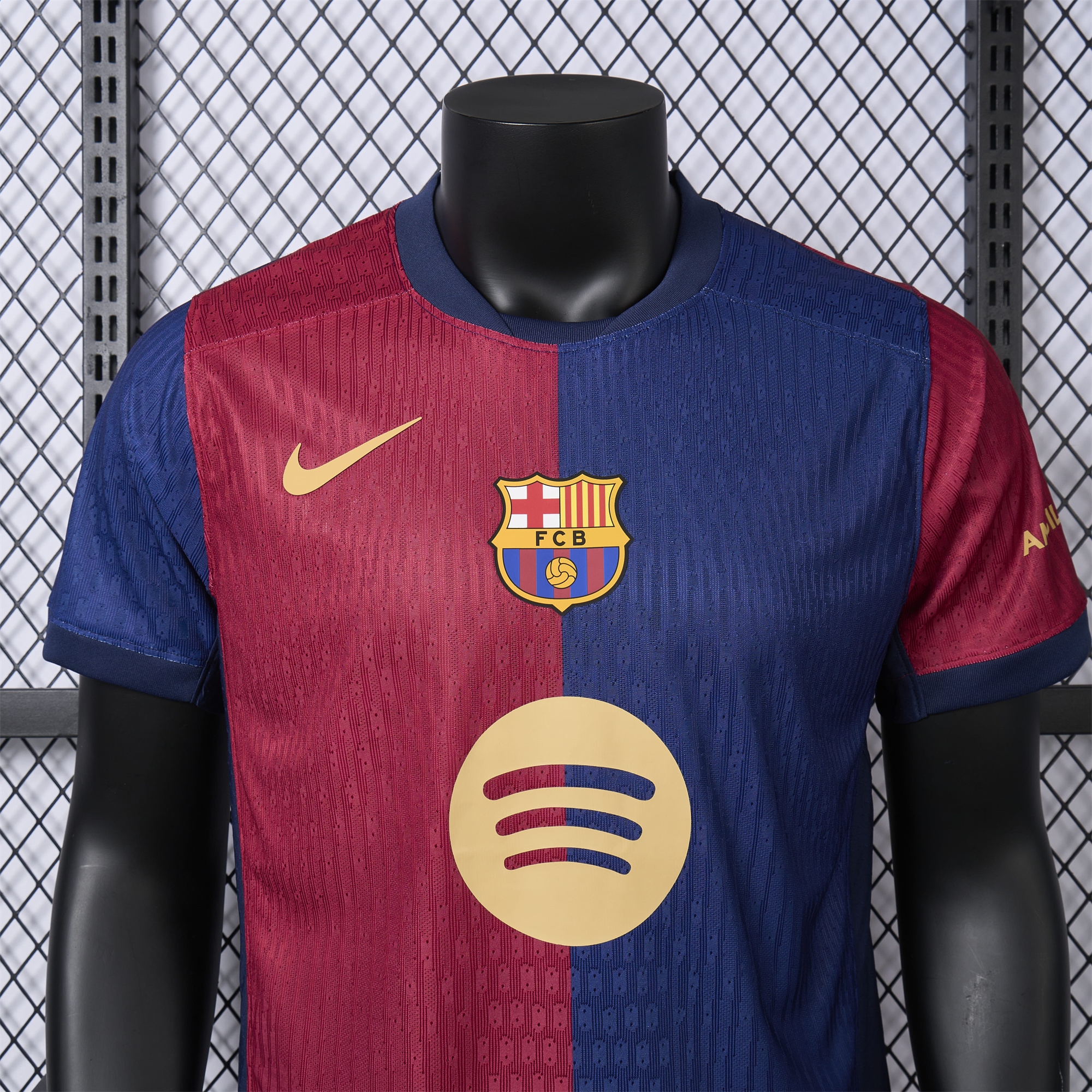 B.A.R.S.A 24-25 Supercopa Jersey with Big Logo - Player Version - ReplicasJersey