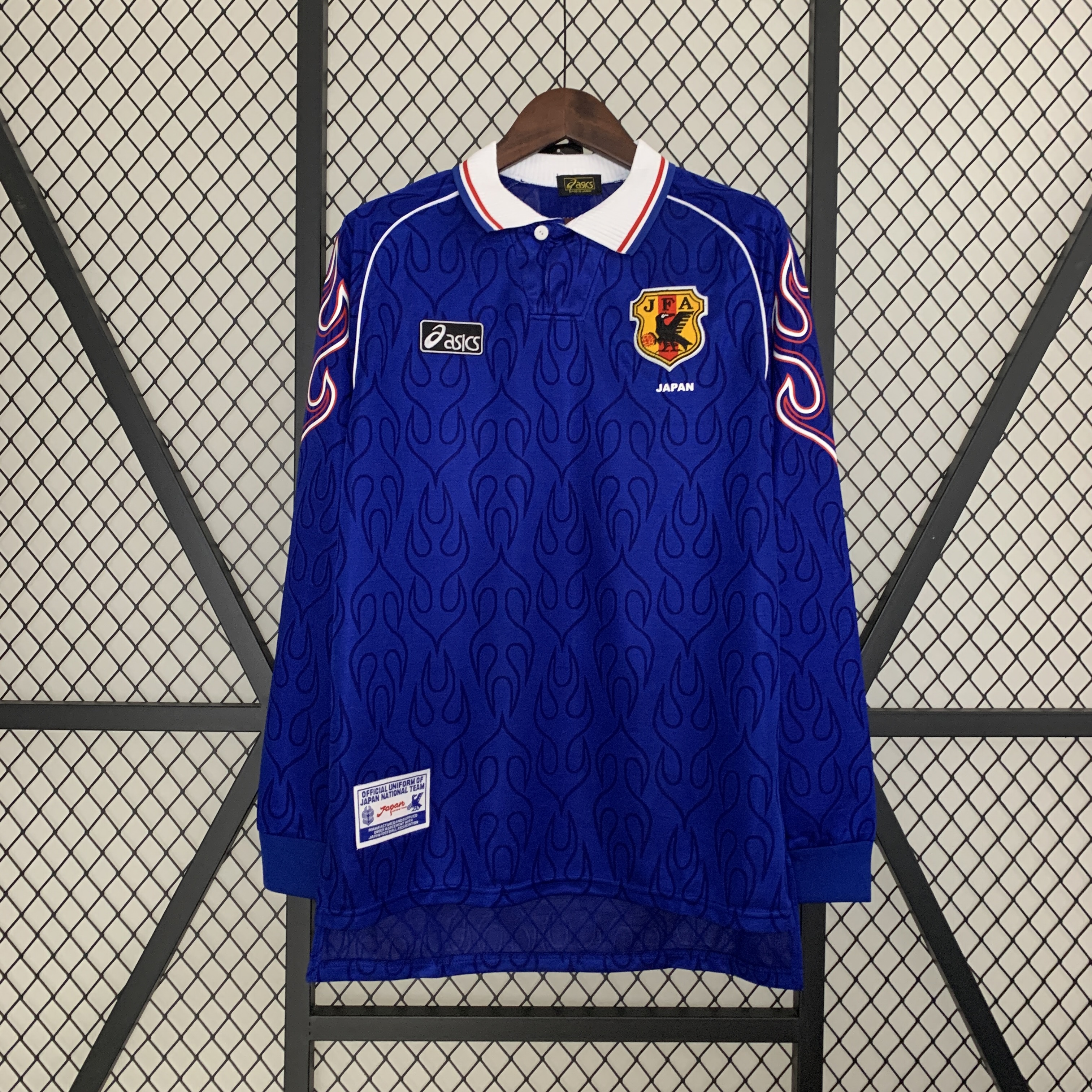 Retro Japan 1998 Home Stadium Long Sleeve Jersey - ReplicasJersey